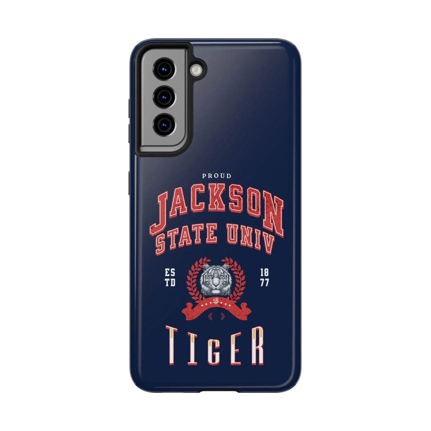 Proud Jackson State Univ Tiger Red - Navy Case Printify