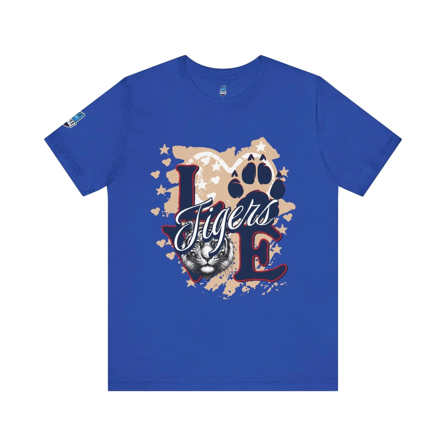 Love Tigers Men's Navy Jersey Short Sleeve Tee Printify