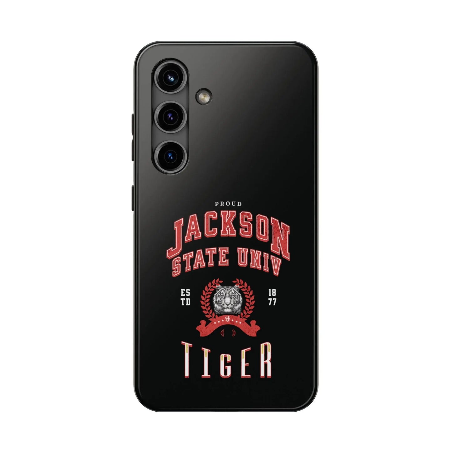 Proud Jackson State Univ Tiger Red - Black Case Printify