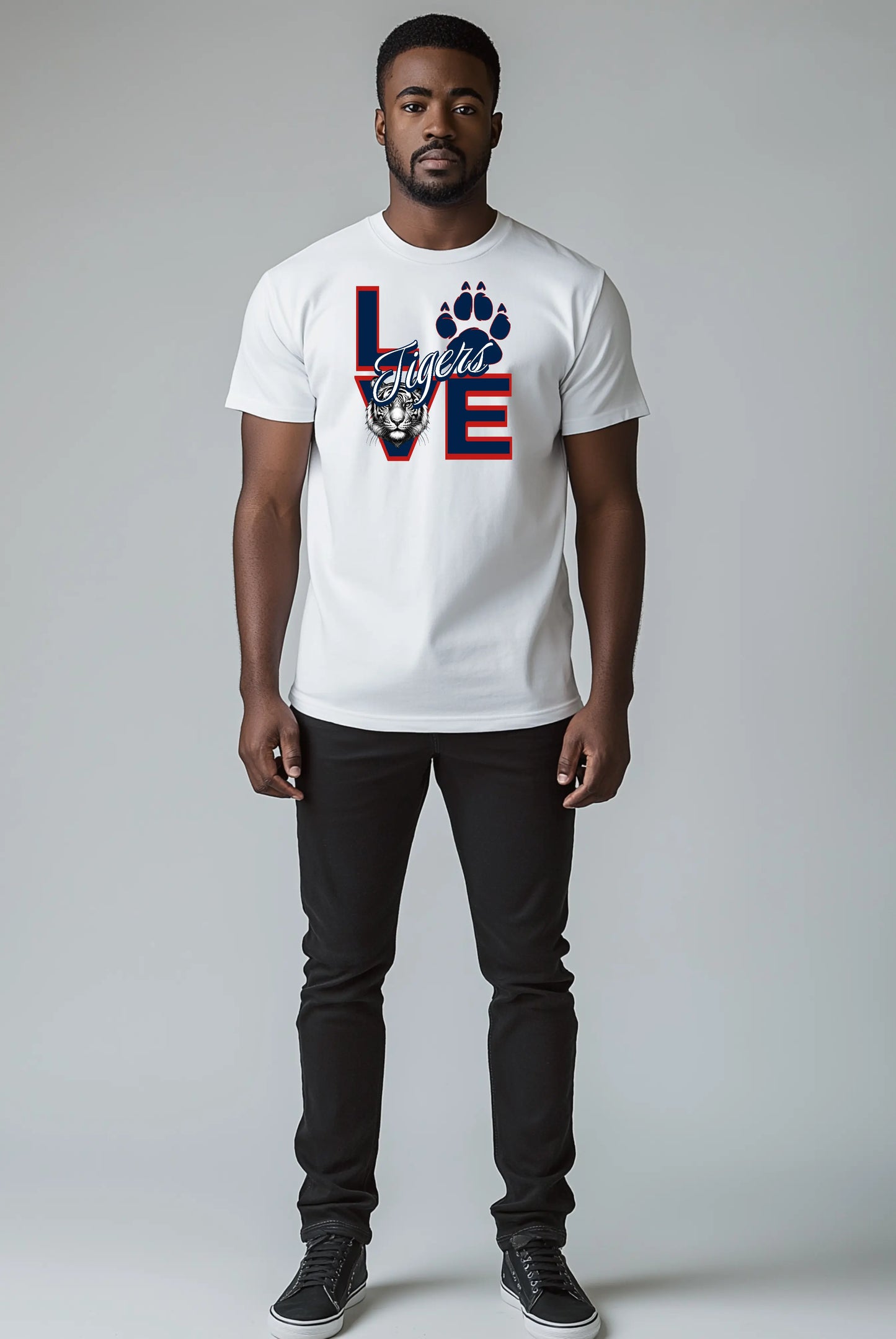 Love Tigers Varsity Men's Jersey Short Sleeve Tee Printify