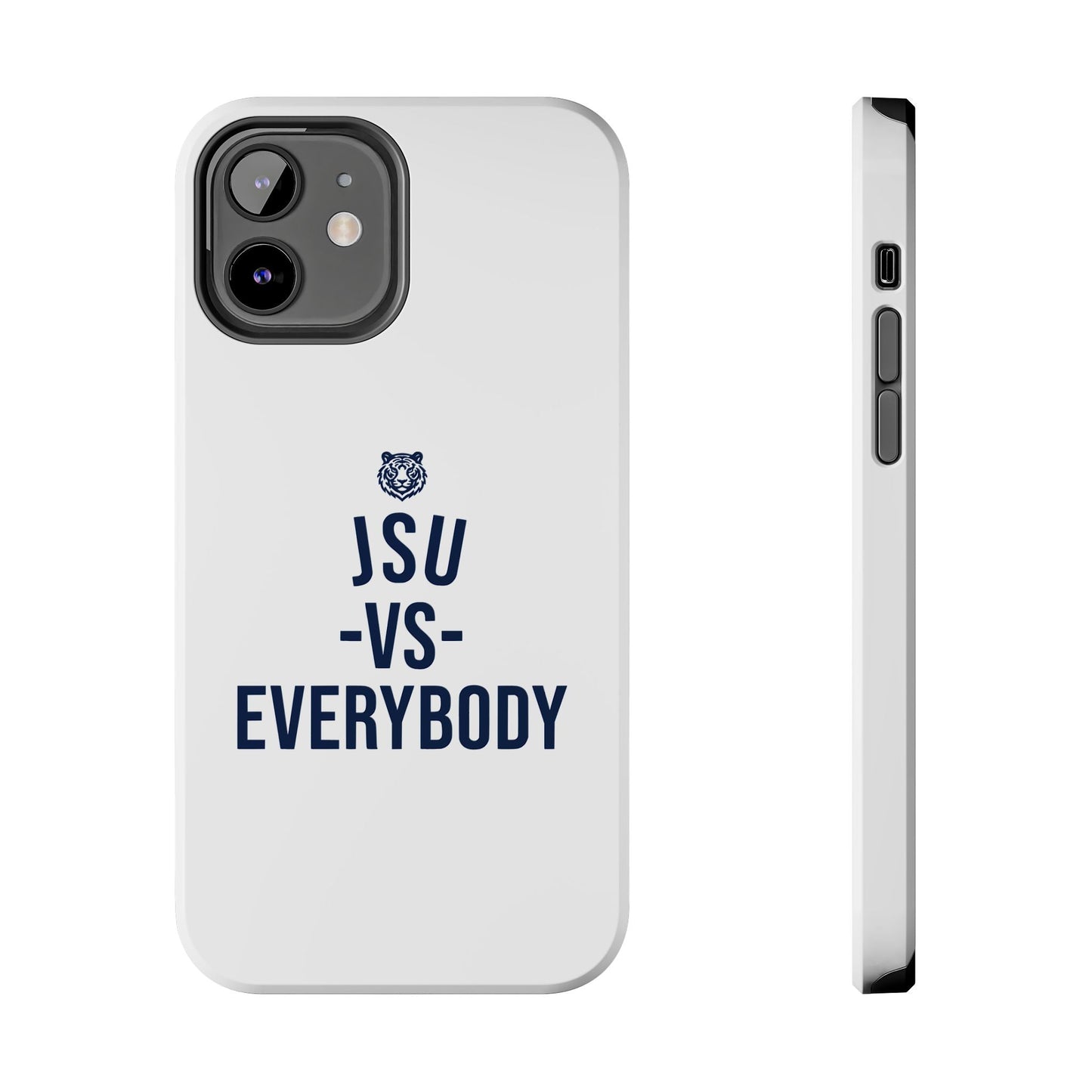 JSU vs Everybody Tiger White Navy Cell Phone Case Printify