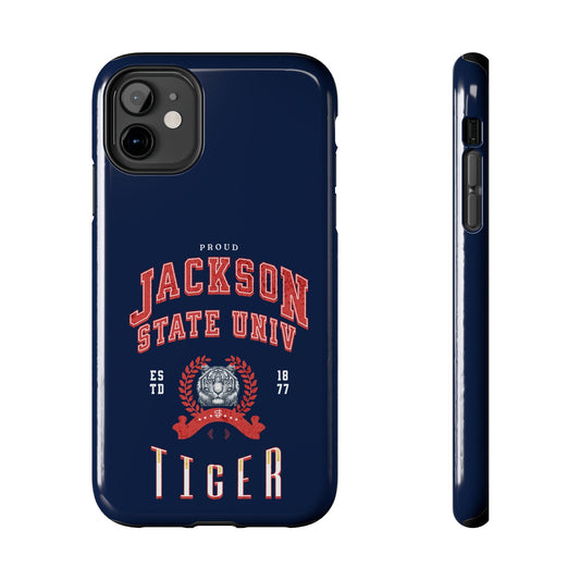 Proud Jackson State Univ Tiger Red - Navy Case Printify
