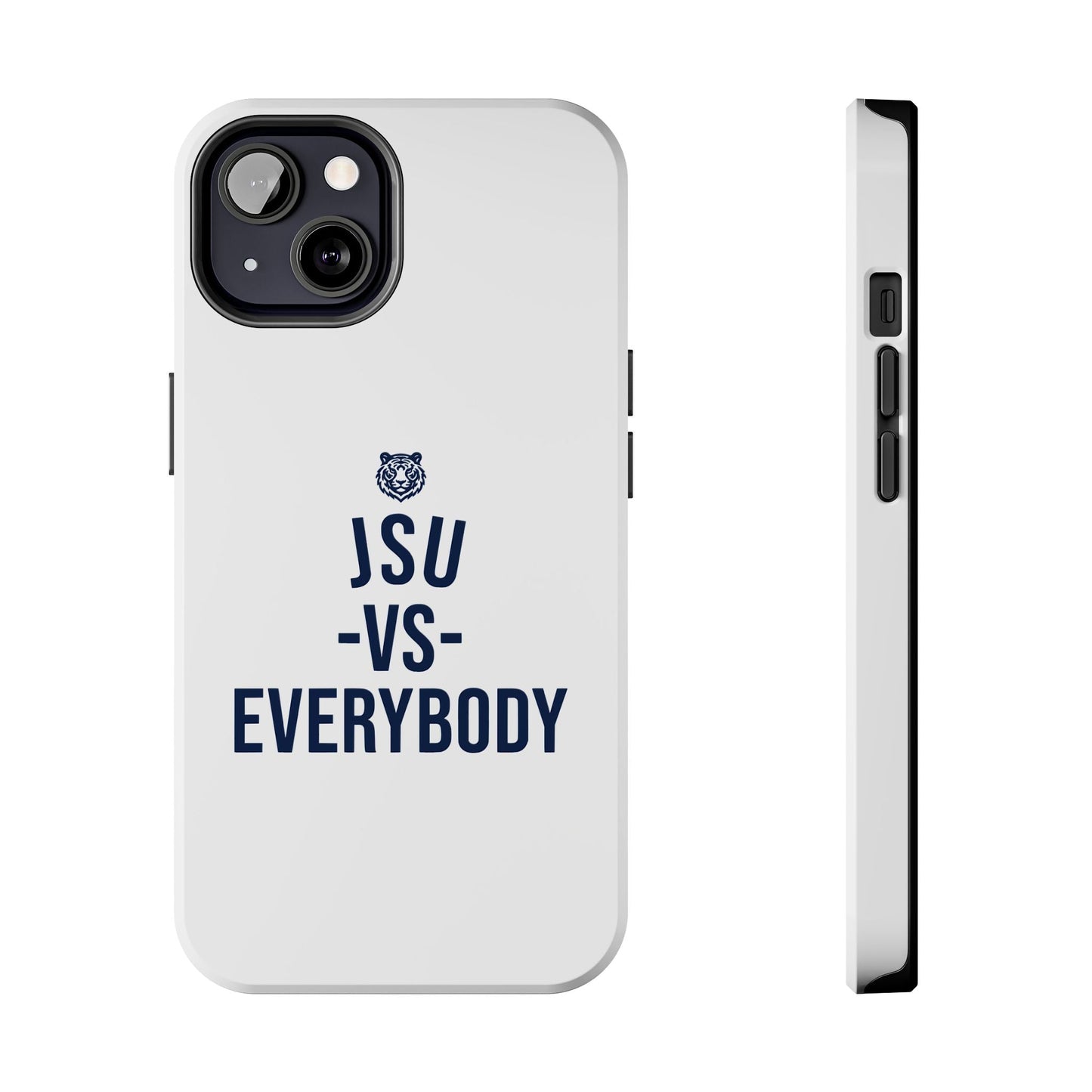 JSU vs Everybody Tiger White Navy Cell Phone Case Printify