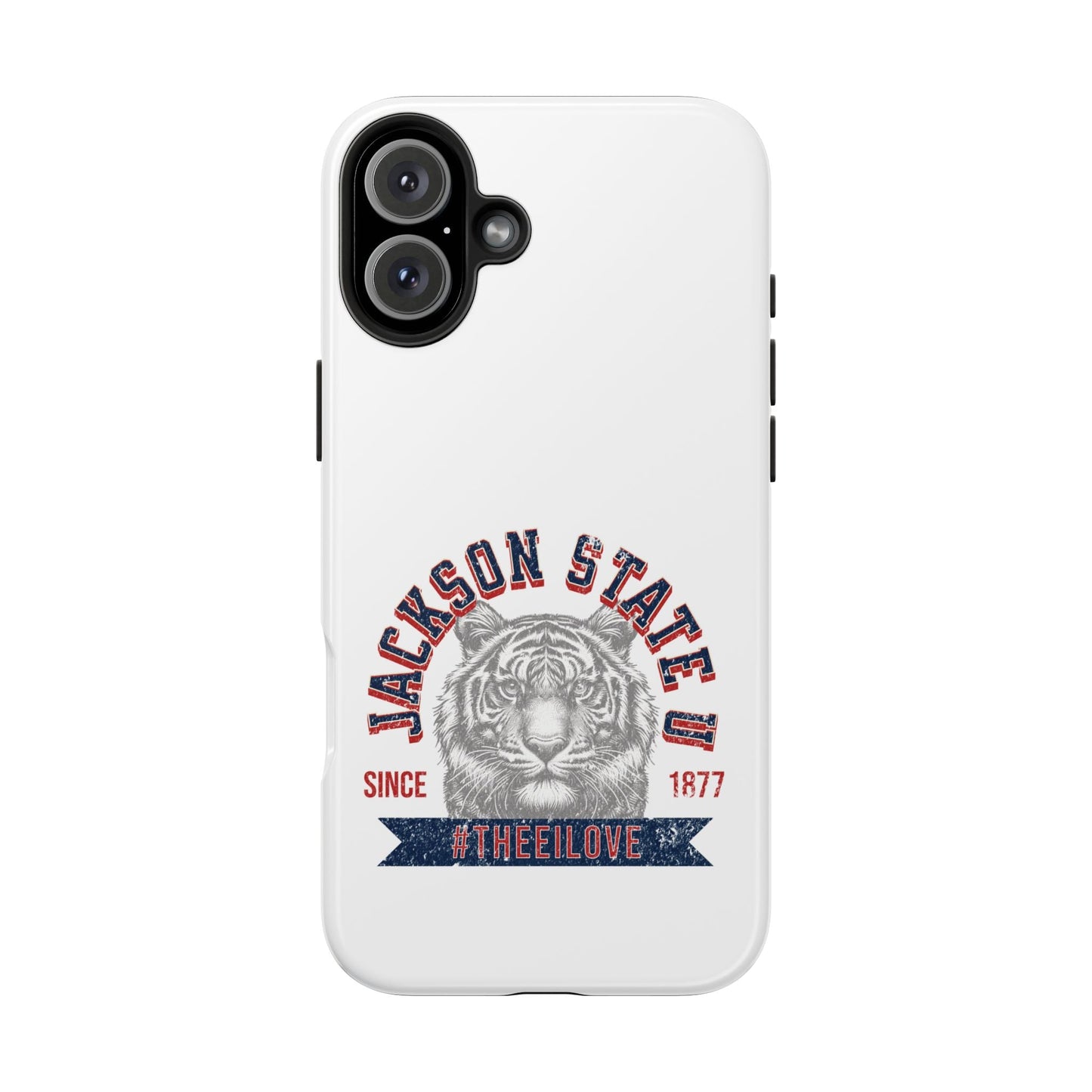 Jackson State Univ #TheeILove Red - White Case Printify