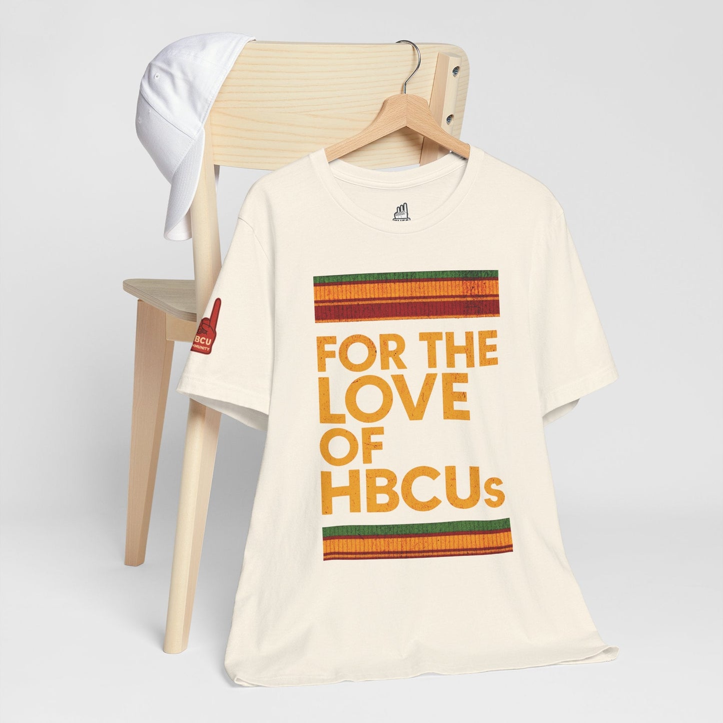 For the Love of HBCUs White Jersey Short Sleeve Tee Printify