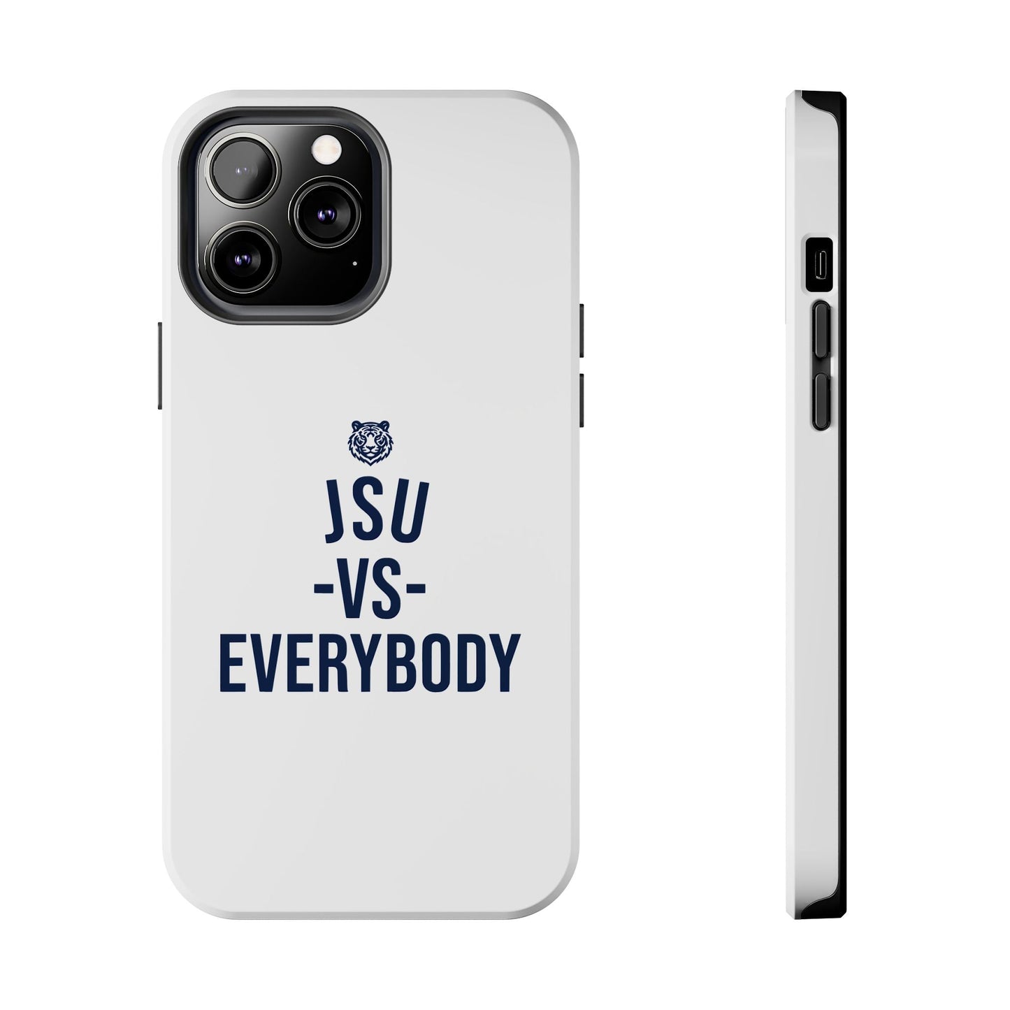 JSU vs Everybody Tiger White Navy Cell Phone Case Printify