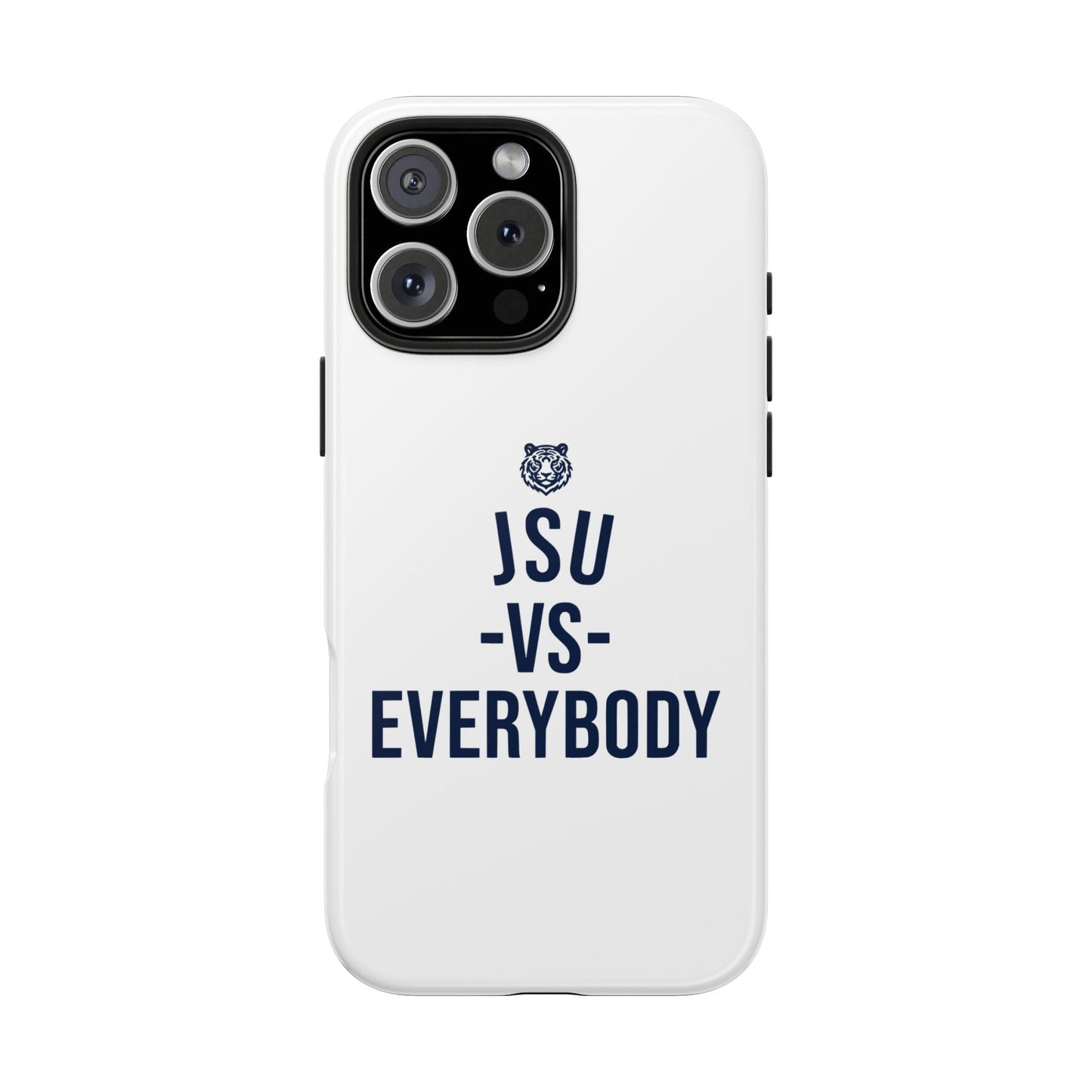 JSU vs Everybody Tiger White Navy Cell Phone Case Printify