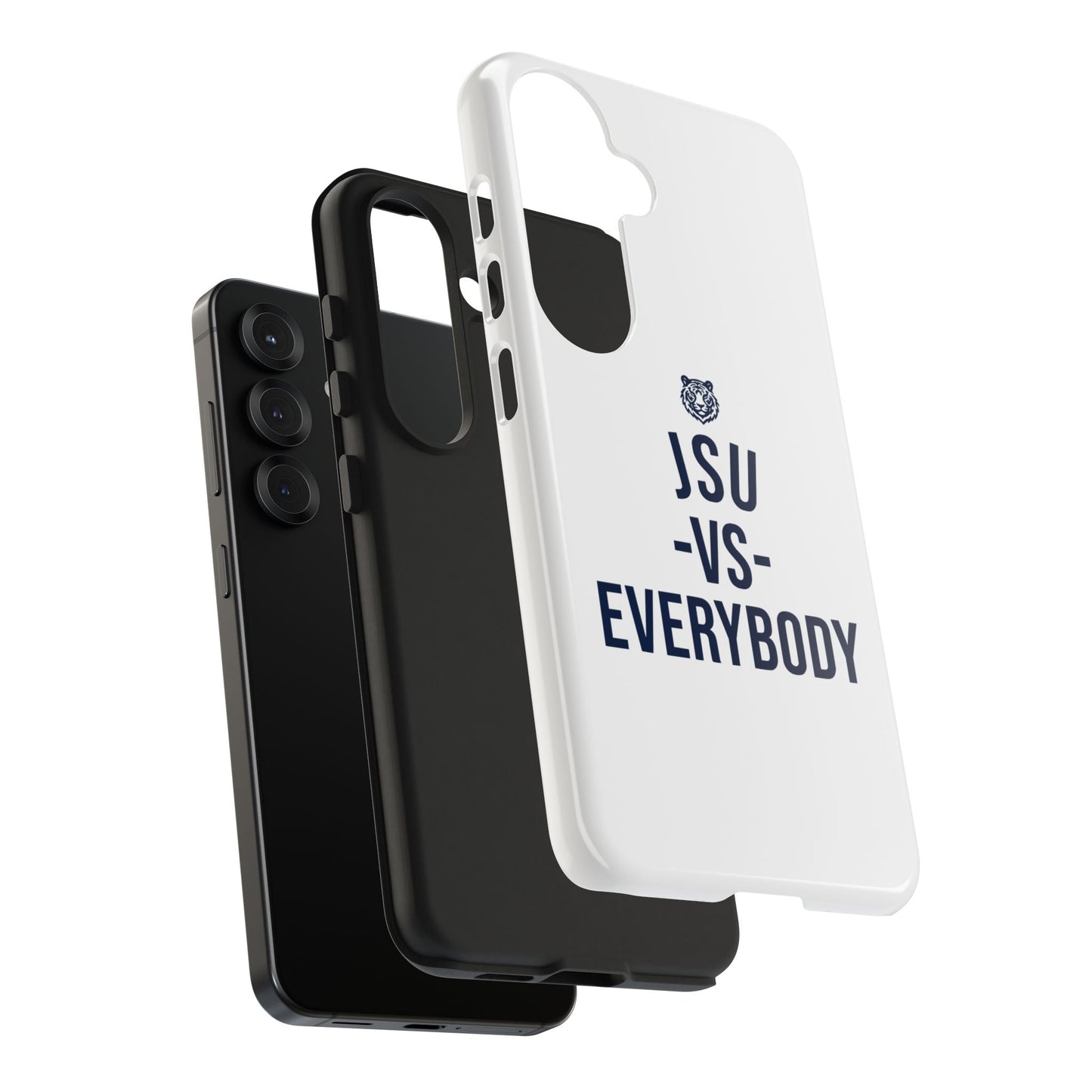JSU vs Everybody Tiger White Navy Cell Phone Case Printify