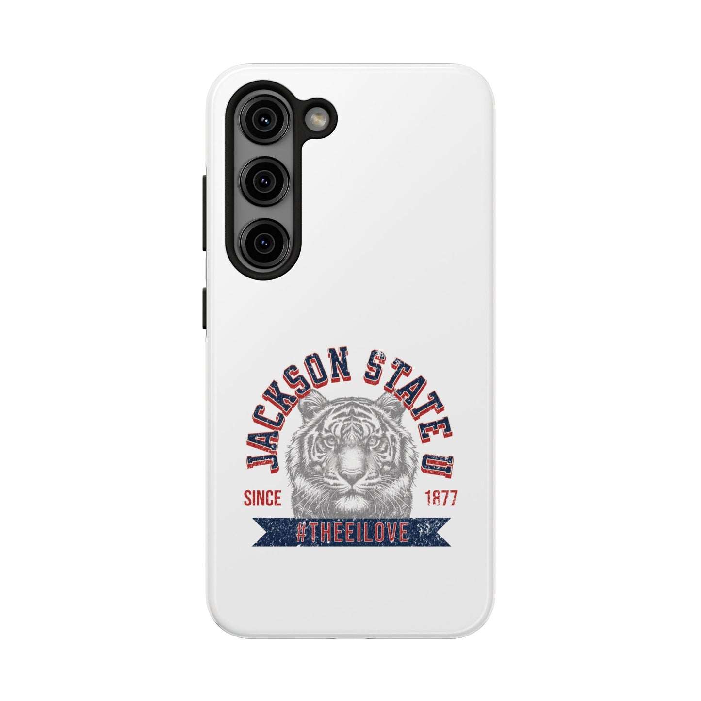 Jackson State Univ #TheeILove Red - White Case Printify