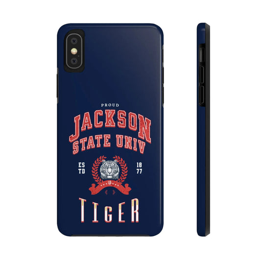 Proud Jackson State Univ Tiger Red - Navy Case Printify