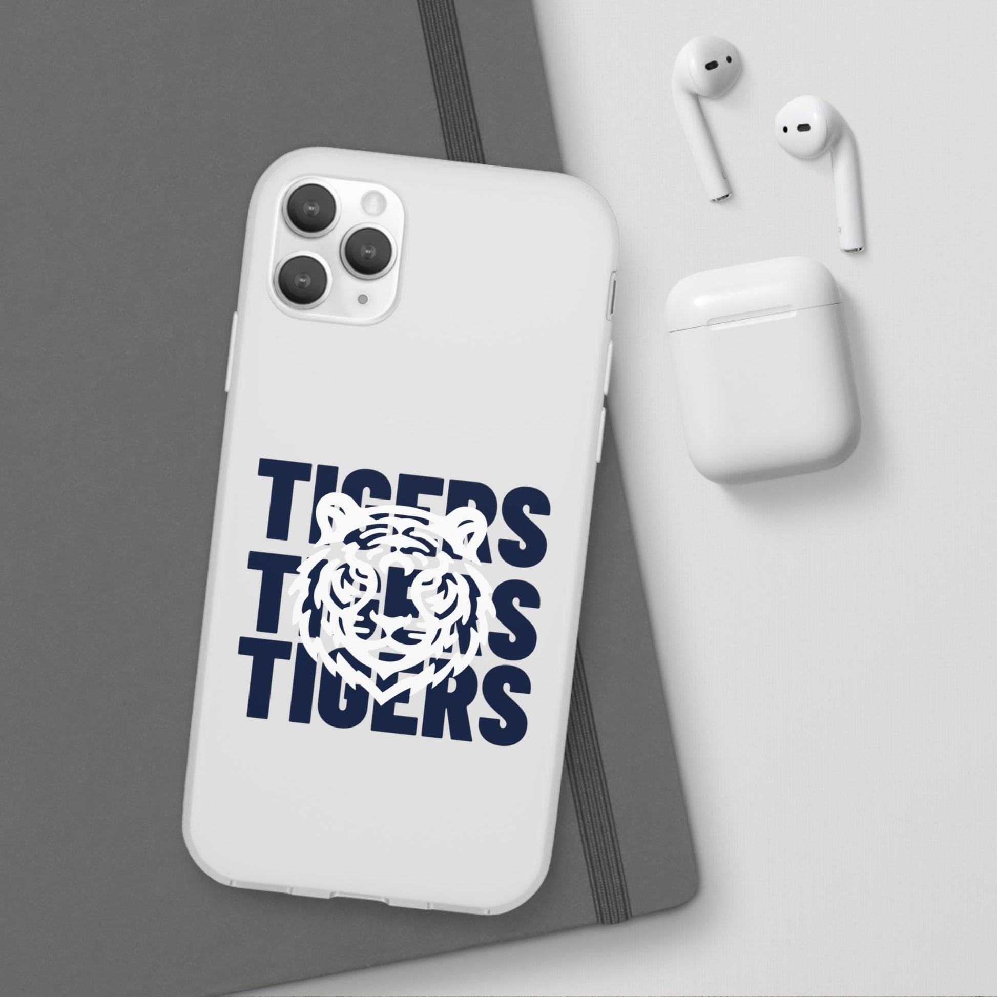 Jackson State Univ Tigers 3X Navy Flexi Case Printify