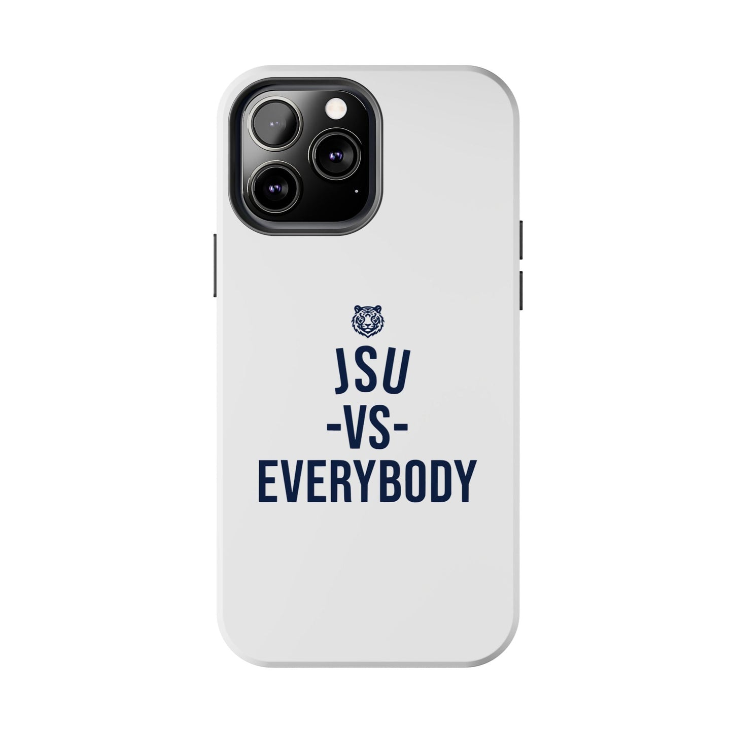 JSU vs Everybody Tiger White Navy Cell Phone Case Printify