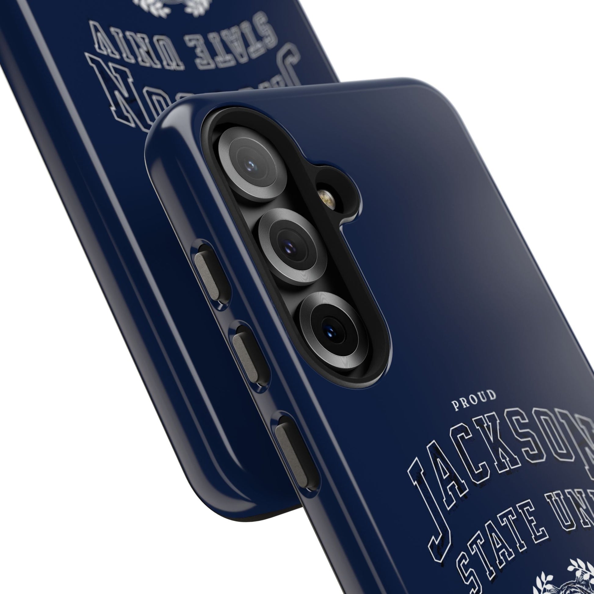 Proud Jackson State Univ Tiger White - Navy Case Printify