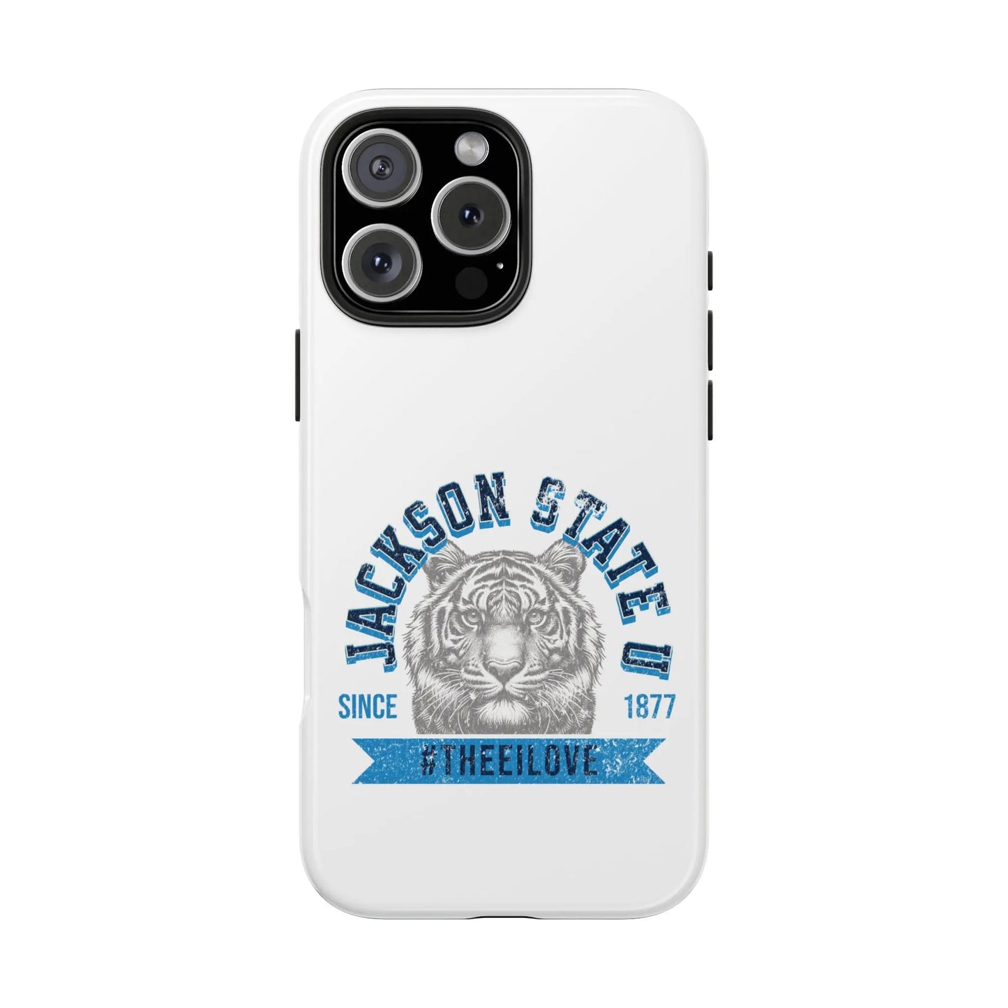 Jackson State Univ #TheeILove Blue - White Case Printify