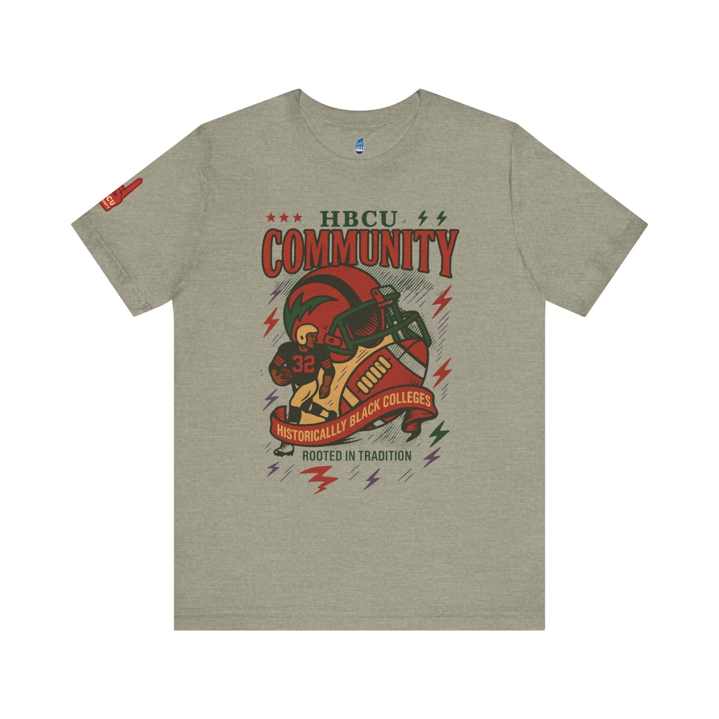 HBCU Community Rooted in Tradition Vintage Jersey Short Sleeve Tee Printify