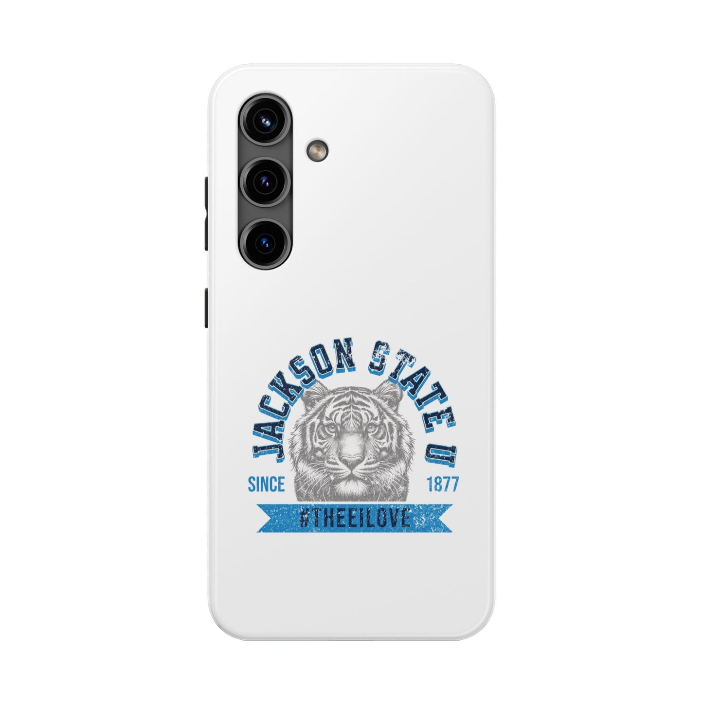 Jackson State Univ #TheeILove Blue - White Case Printify