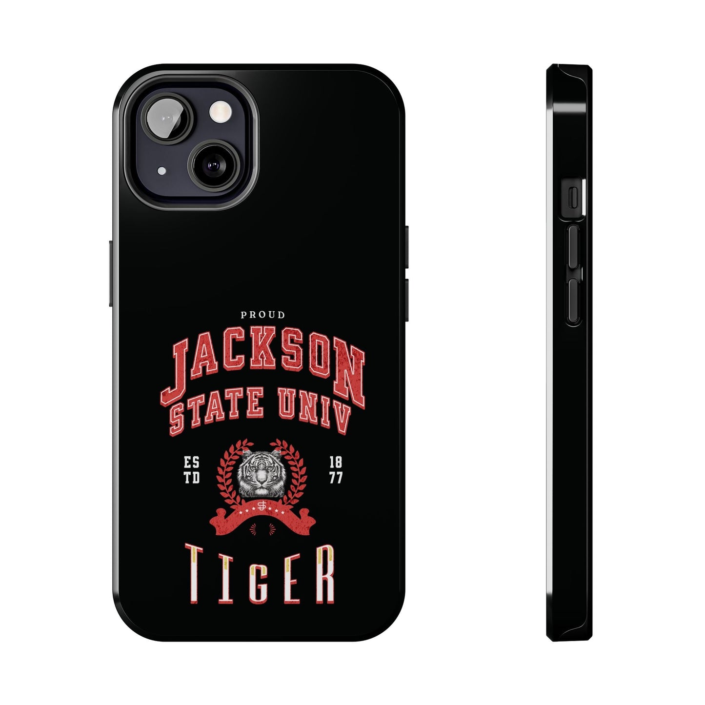 Proud Jackson State Univ Tiger Red - Black Case Printify
