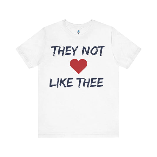 They Not Like Thee Men's Navy Jersey Short Sleeve Tee Printify