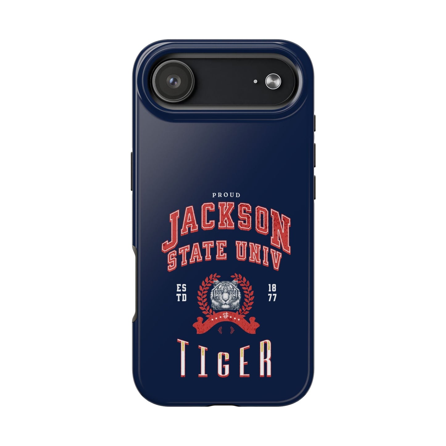 Proud Jackson State Univ Tiger Red - Navy Case Printify
