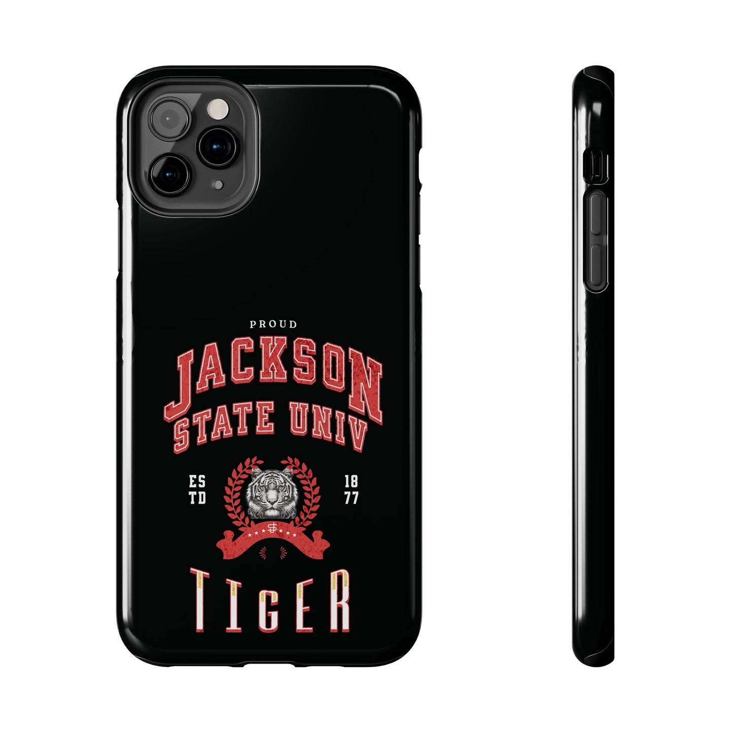 Proud Jackson State Univ Tiger Red - Black Case Printify