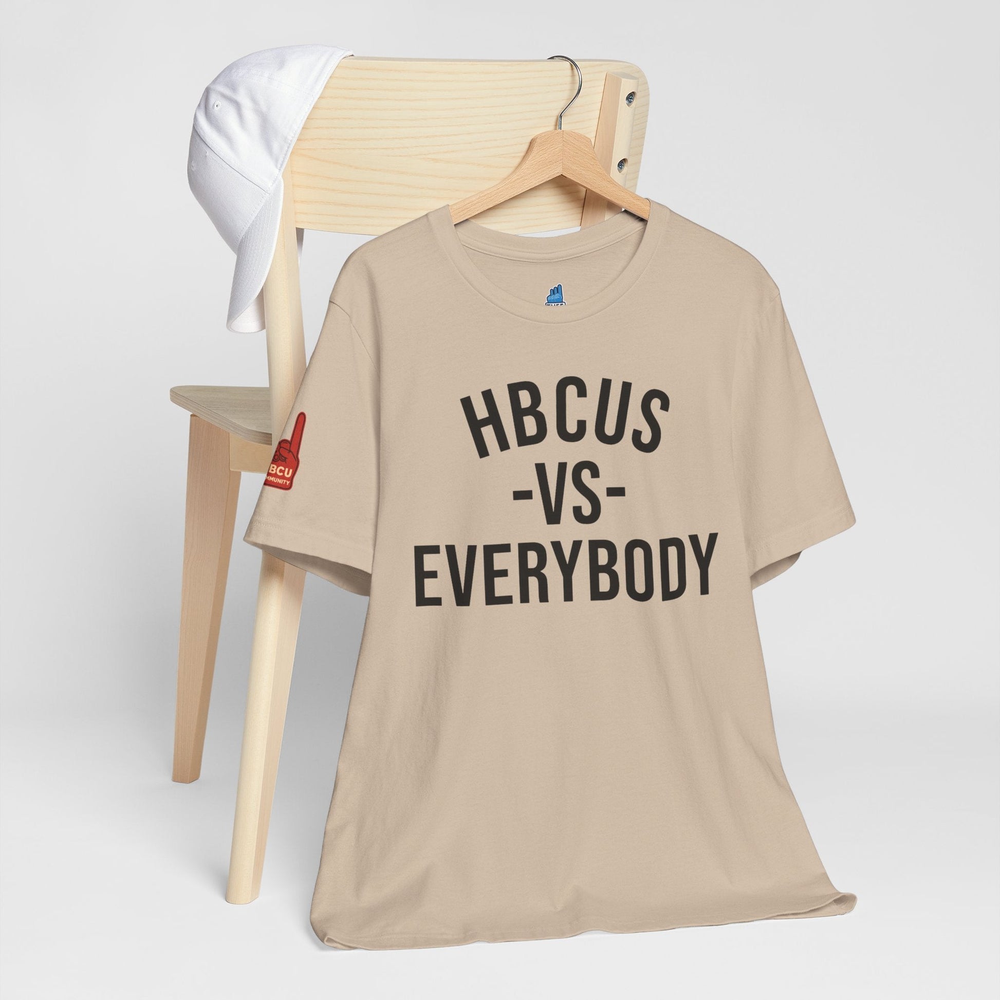 HBCUS vs Everybody Font Jersey Short Sleeve Tee Printify