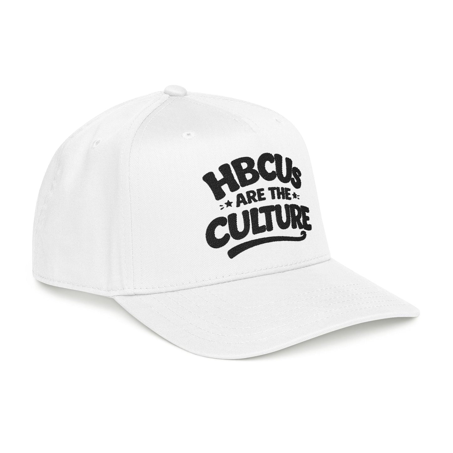 HBCUs are the Culture Black Embroidered Bill Cap Printify