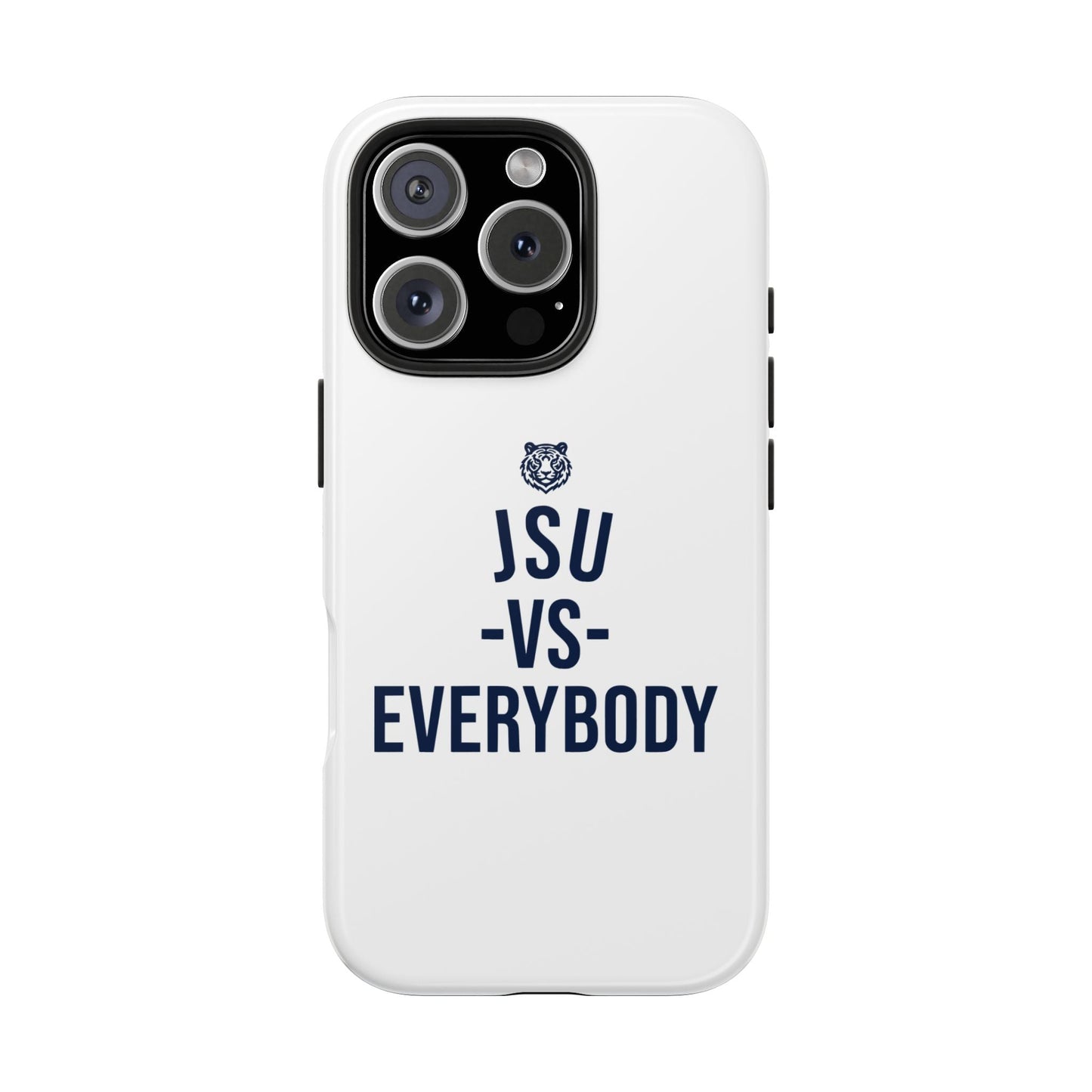 JSU vs Everybody Tiger White Navy Cell Phone Case Printify