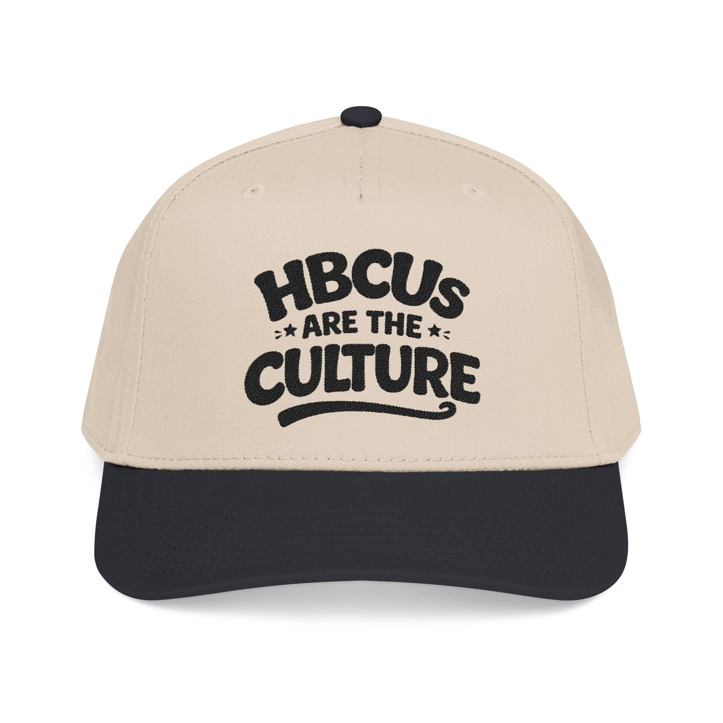 HBCUs are the Culture Black Embroidered Bill Cap Printify