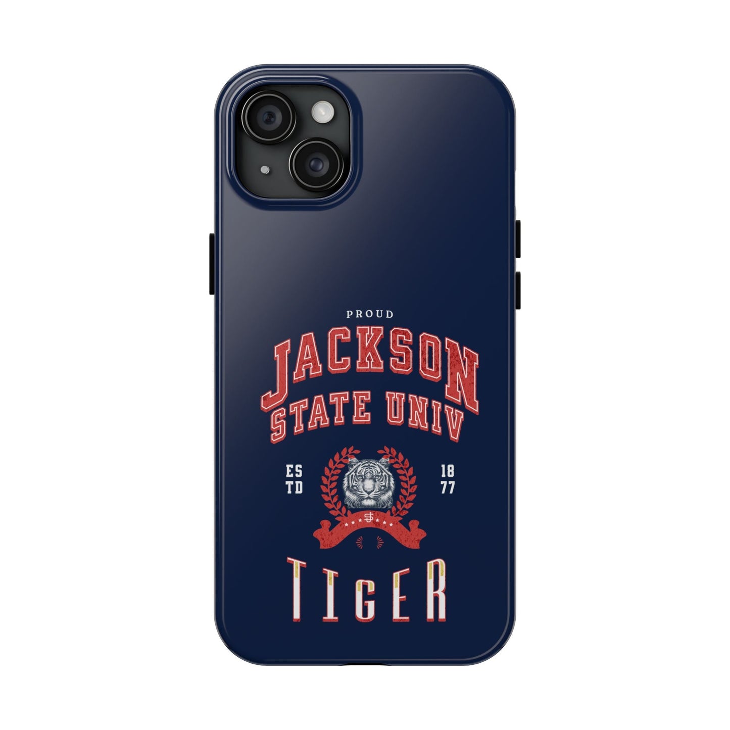 Proud Jackson State Univ Tiger Red - Navy Case Printify