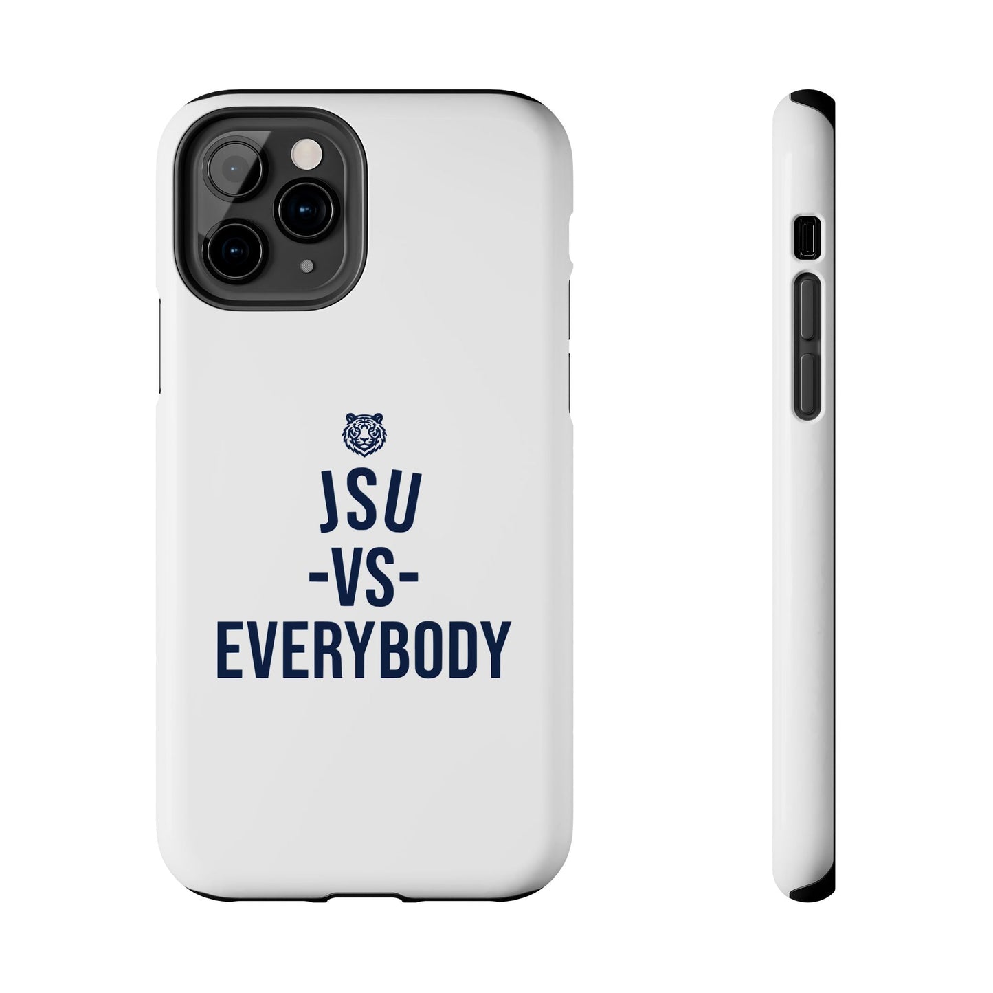 JSU vs Everybody Tiger White Navy Cell Phone Case Printify