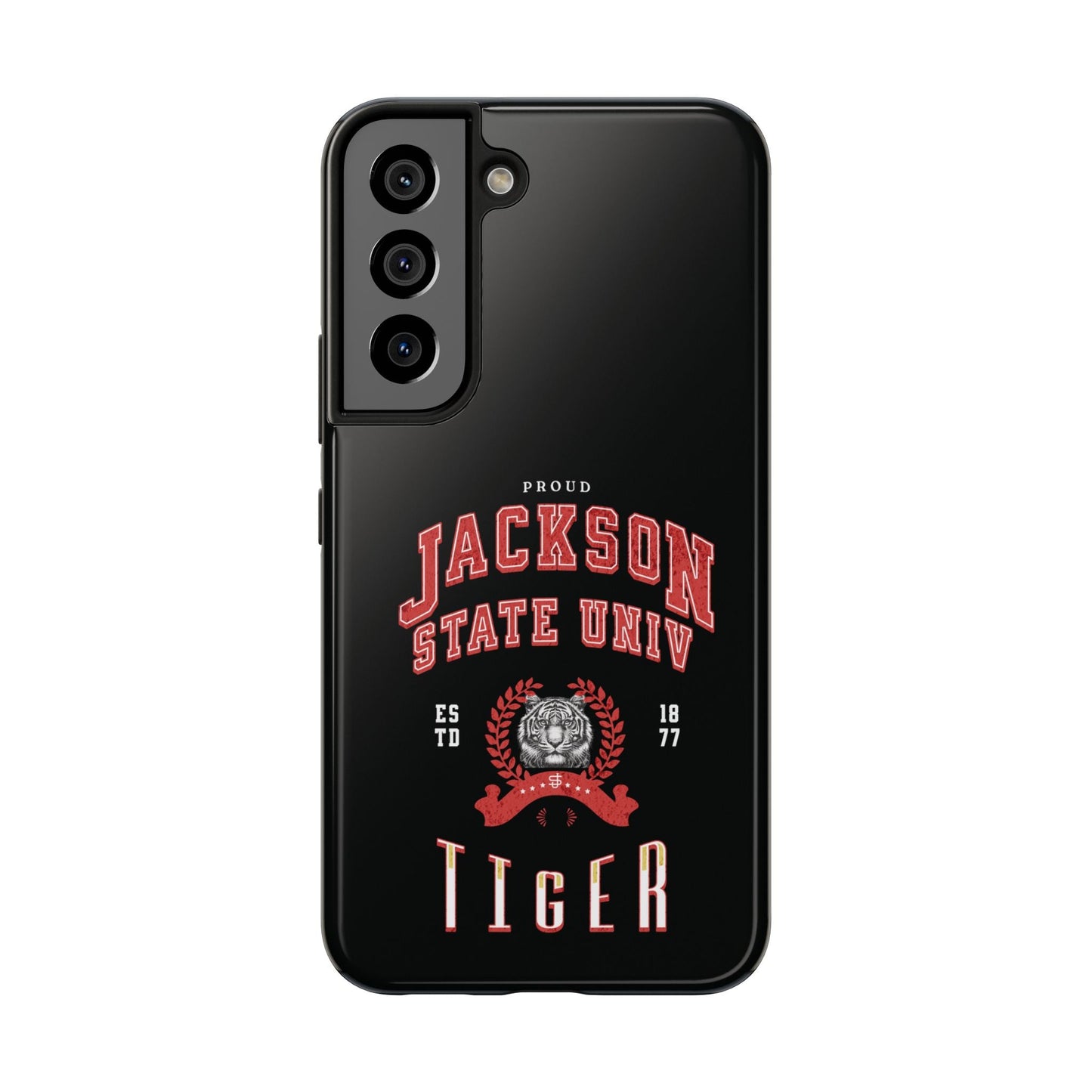 Proud Jackson State Univ Tiger Red - Black Case Printify