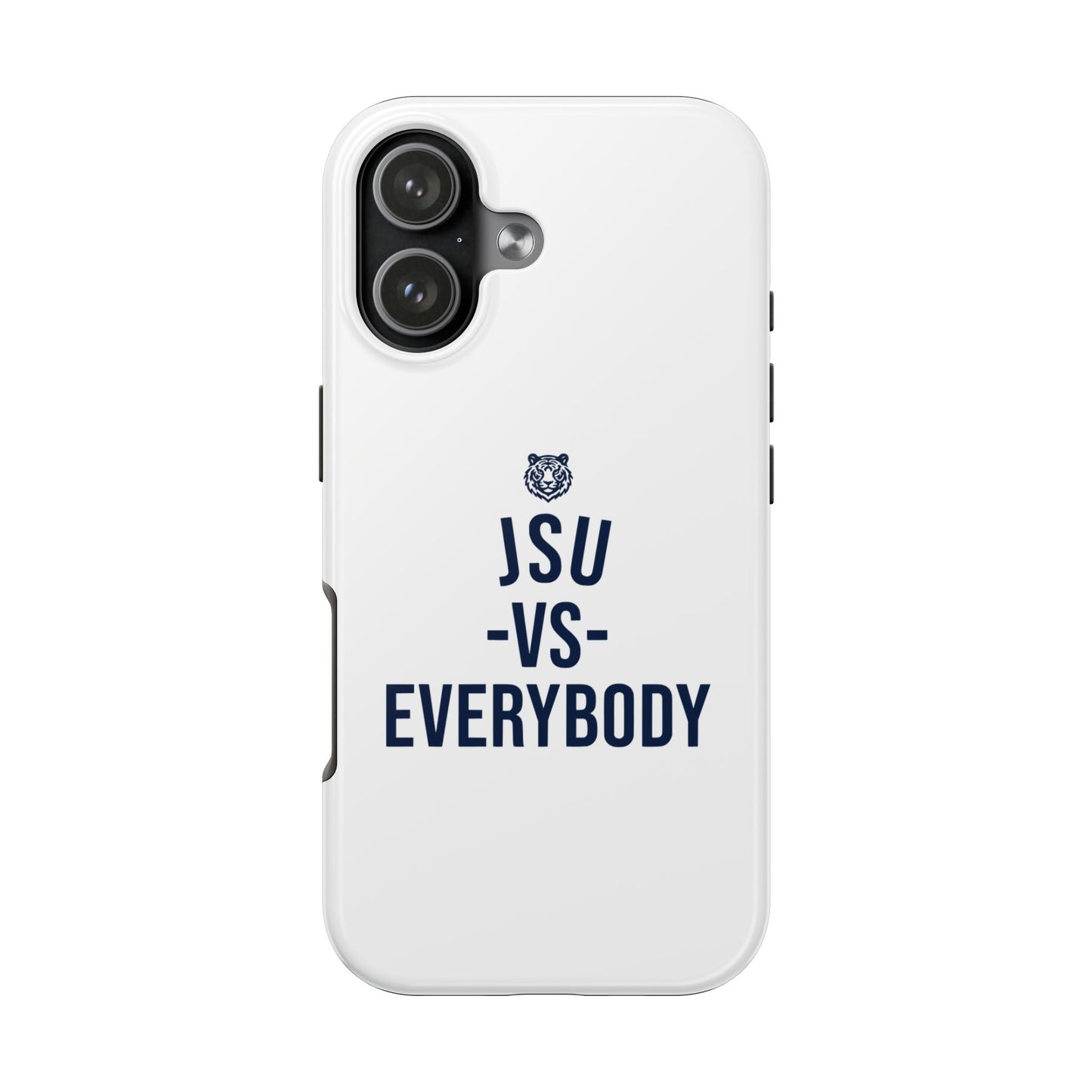 JSU vs Everybody Tiger White Navy Cell Phone Case Printify