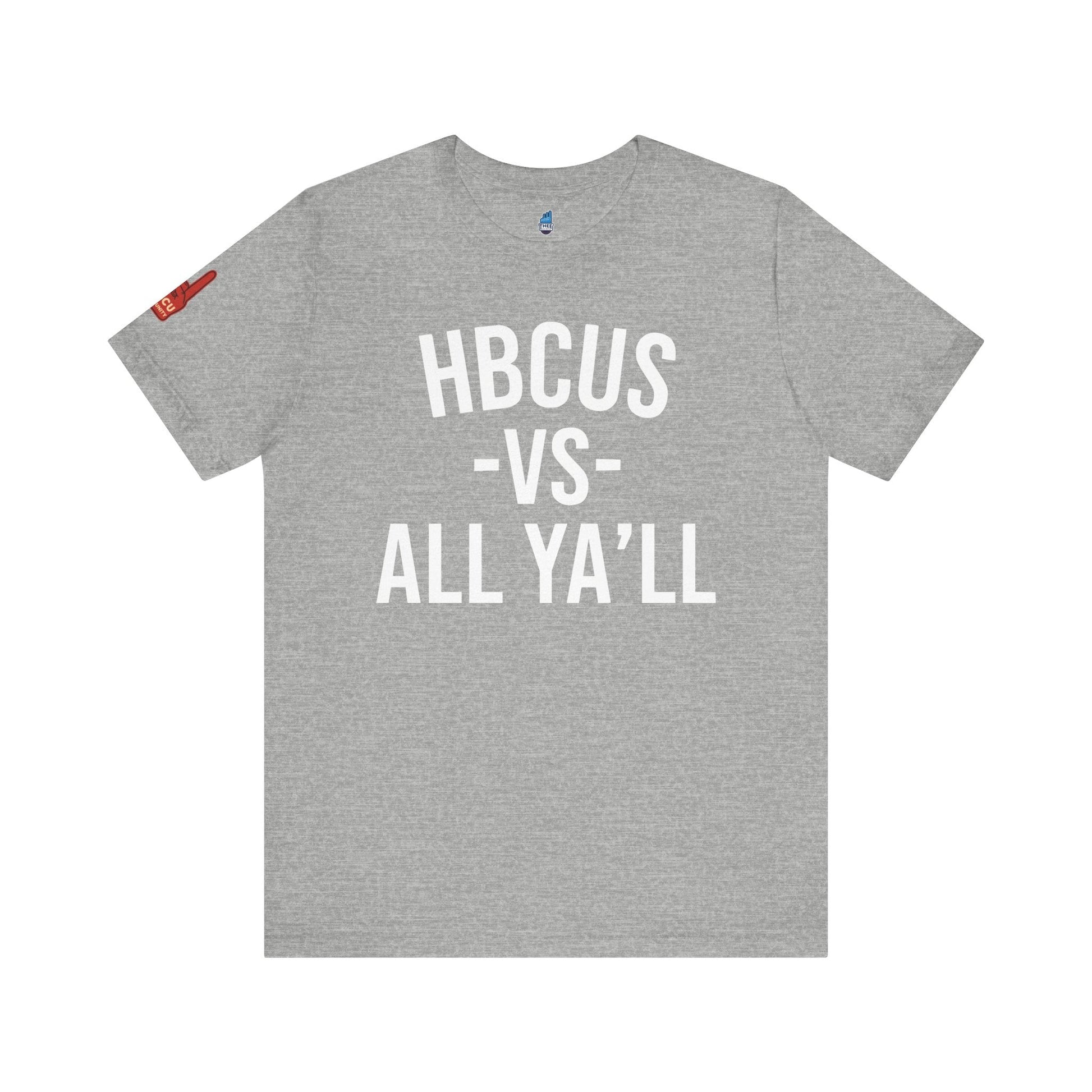 HBCUS vs All Ya'll Black Font Jersey Short Sleeve Tee Printify