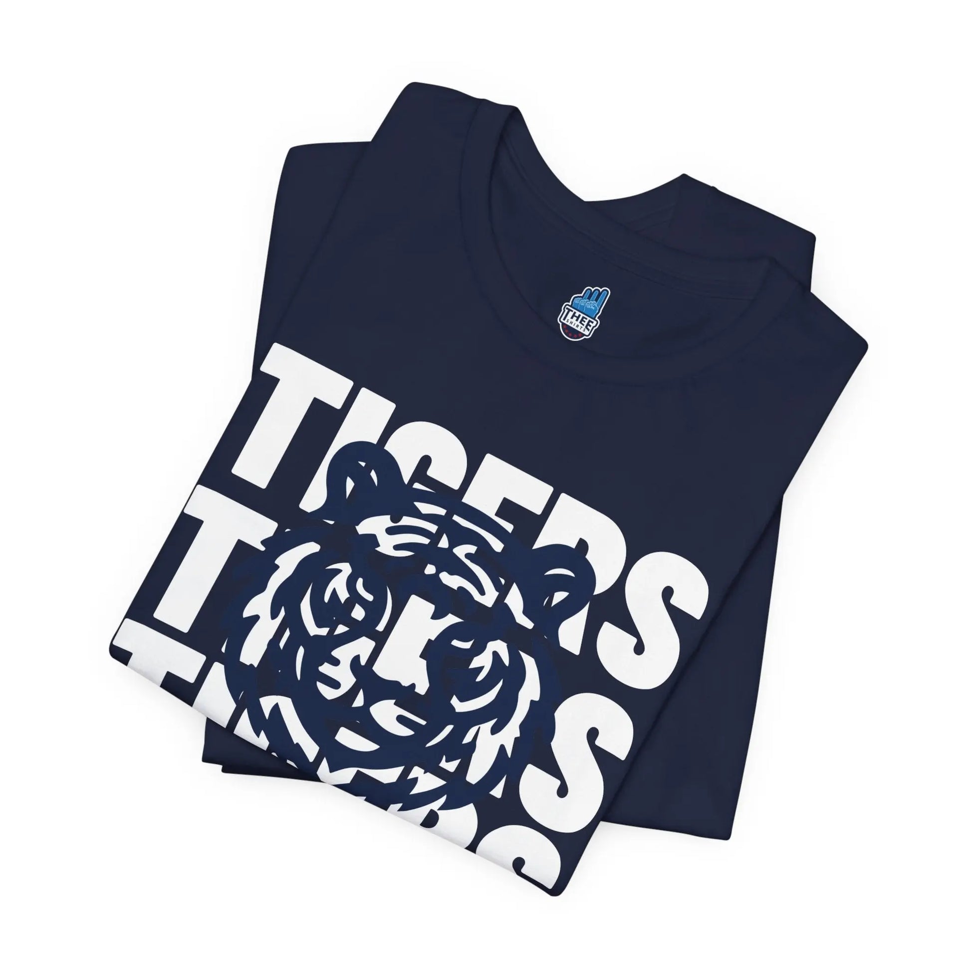 Jackson State Univ Tigers 3X White Jersey Short Sleeve Tee Printify