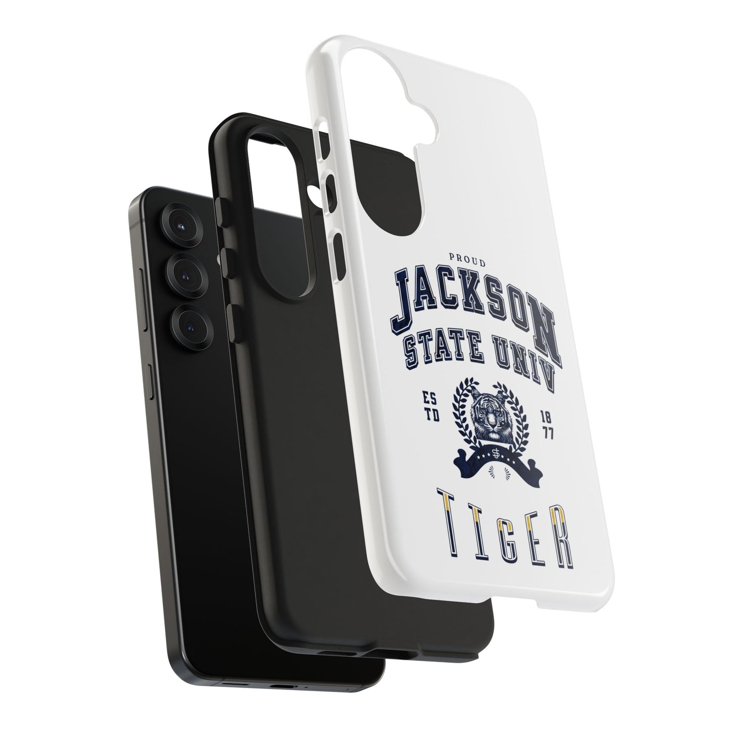 Proud Jackson State Univ Tiger Navy - White Case Printify