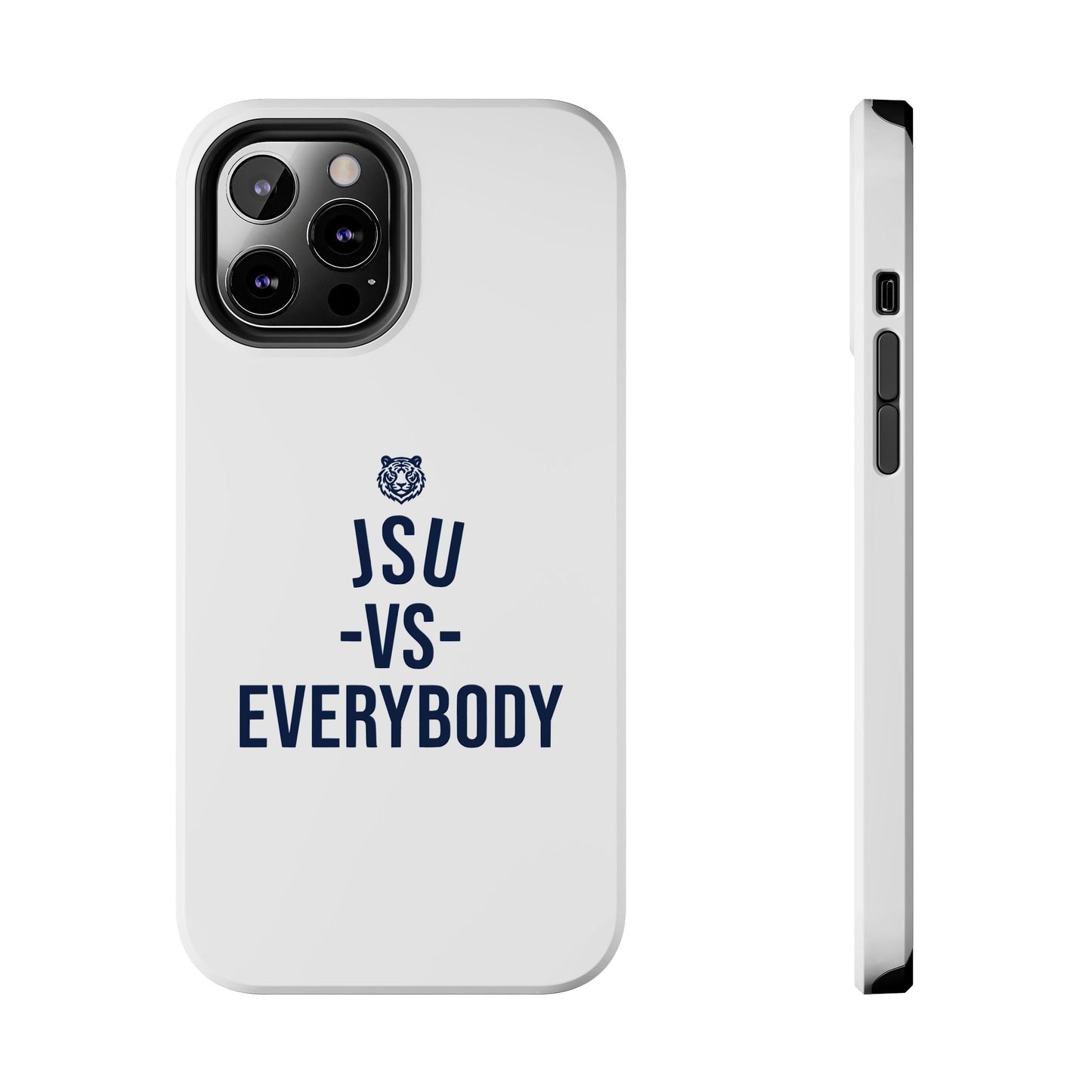 JSU vs Everybody Tiger White Navy Cell Phone Case Printify