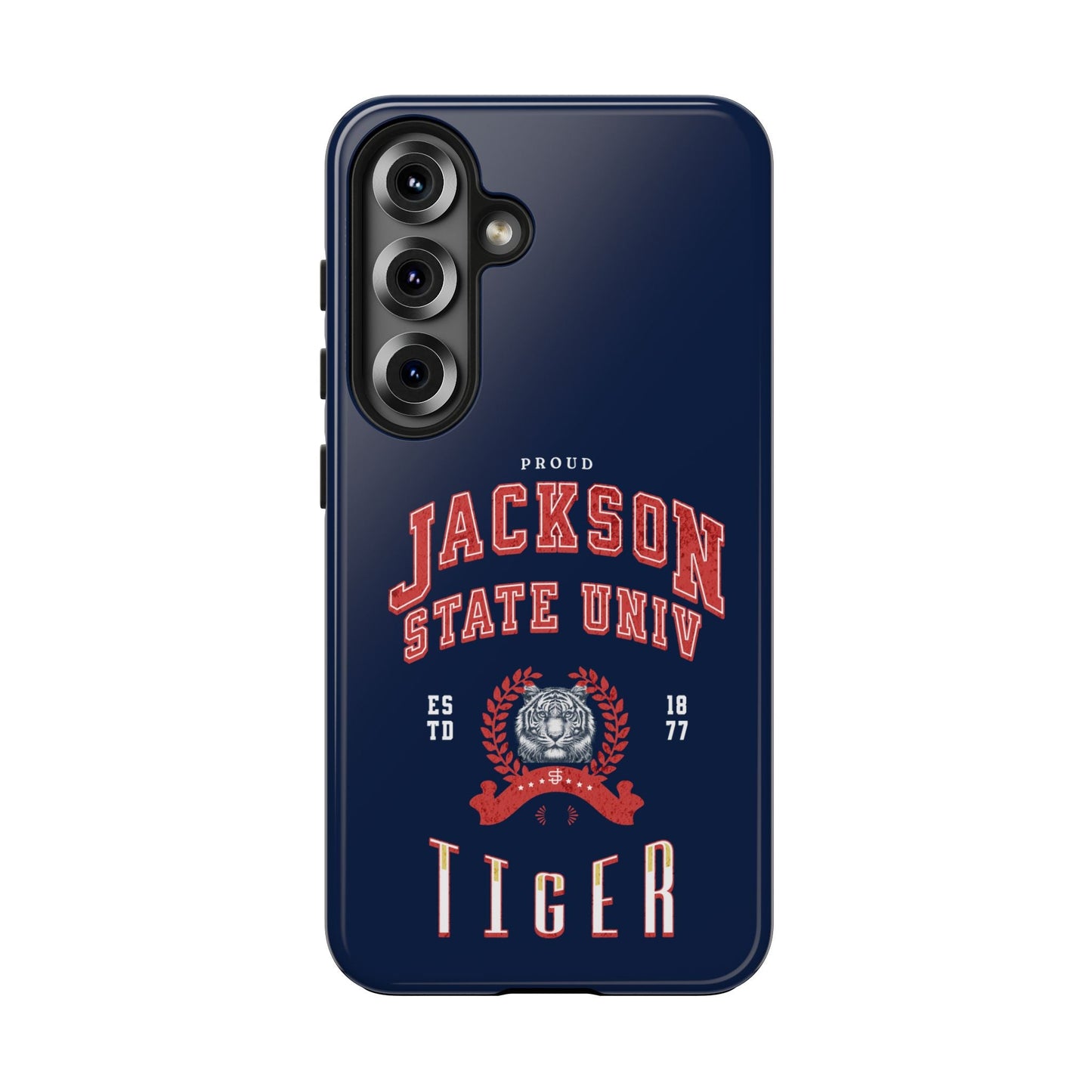 Proud Jackson State Univ Tiger Red - Navy Case Printify
