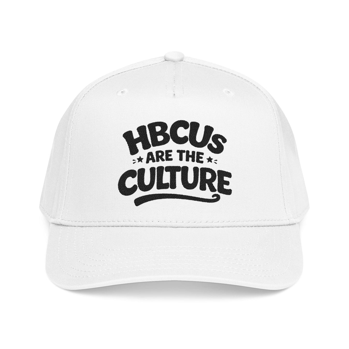 HBCUs are the Culture Black Embroidered Bill Cap Printify