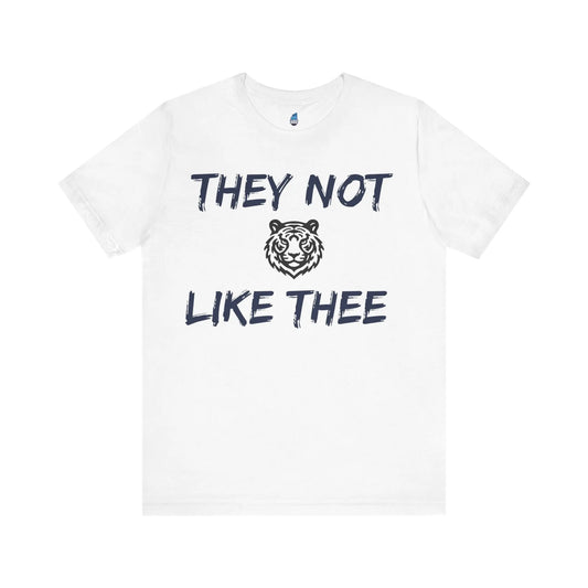 They Not Like Thee Men's Tiger Navy Jersey Short Sleeve Tee Printify