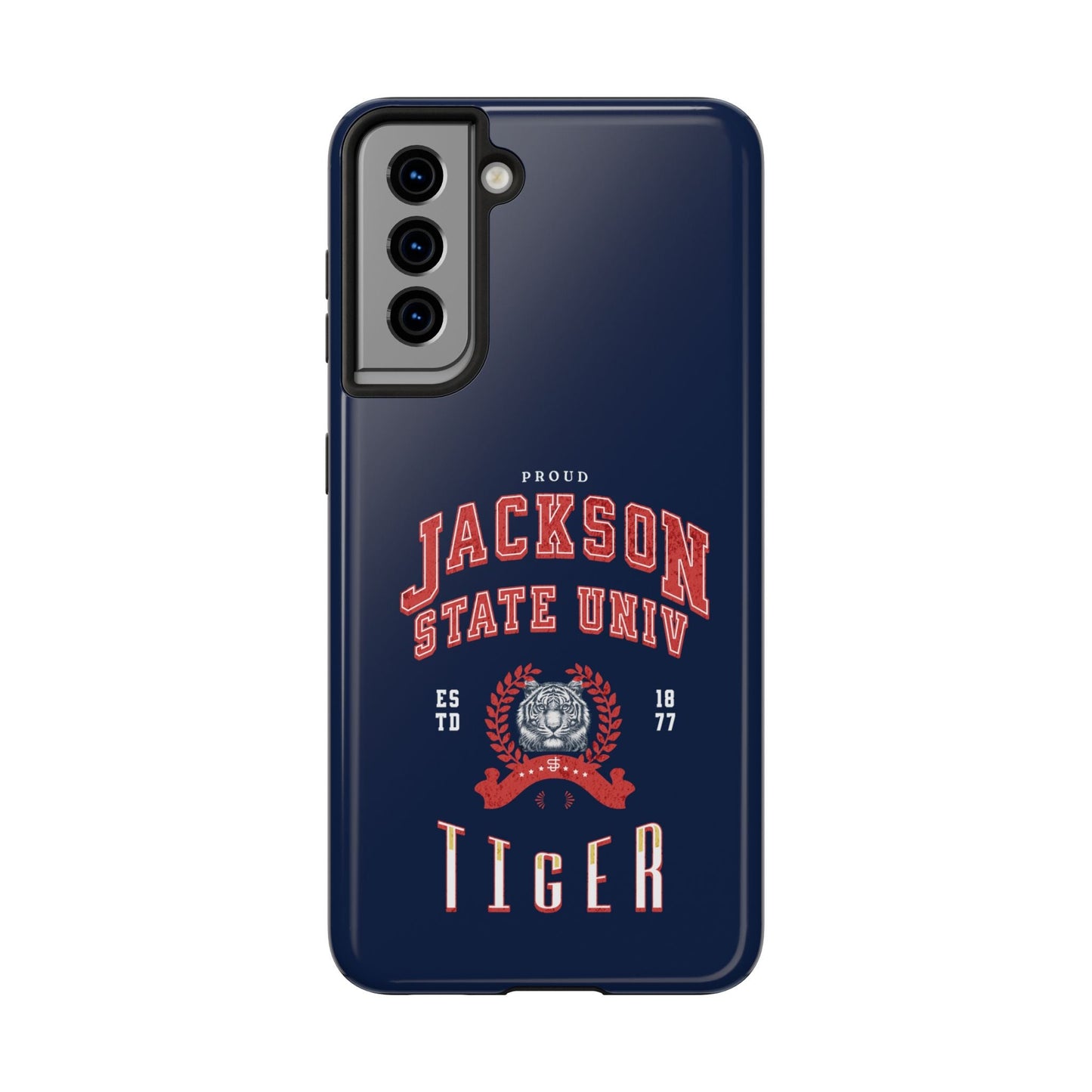 Proud Jackson State Univ Tiger Red - Navy Case Printify