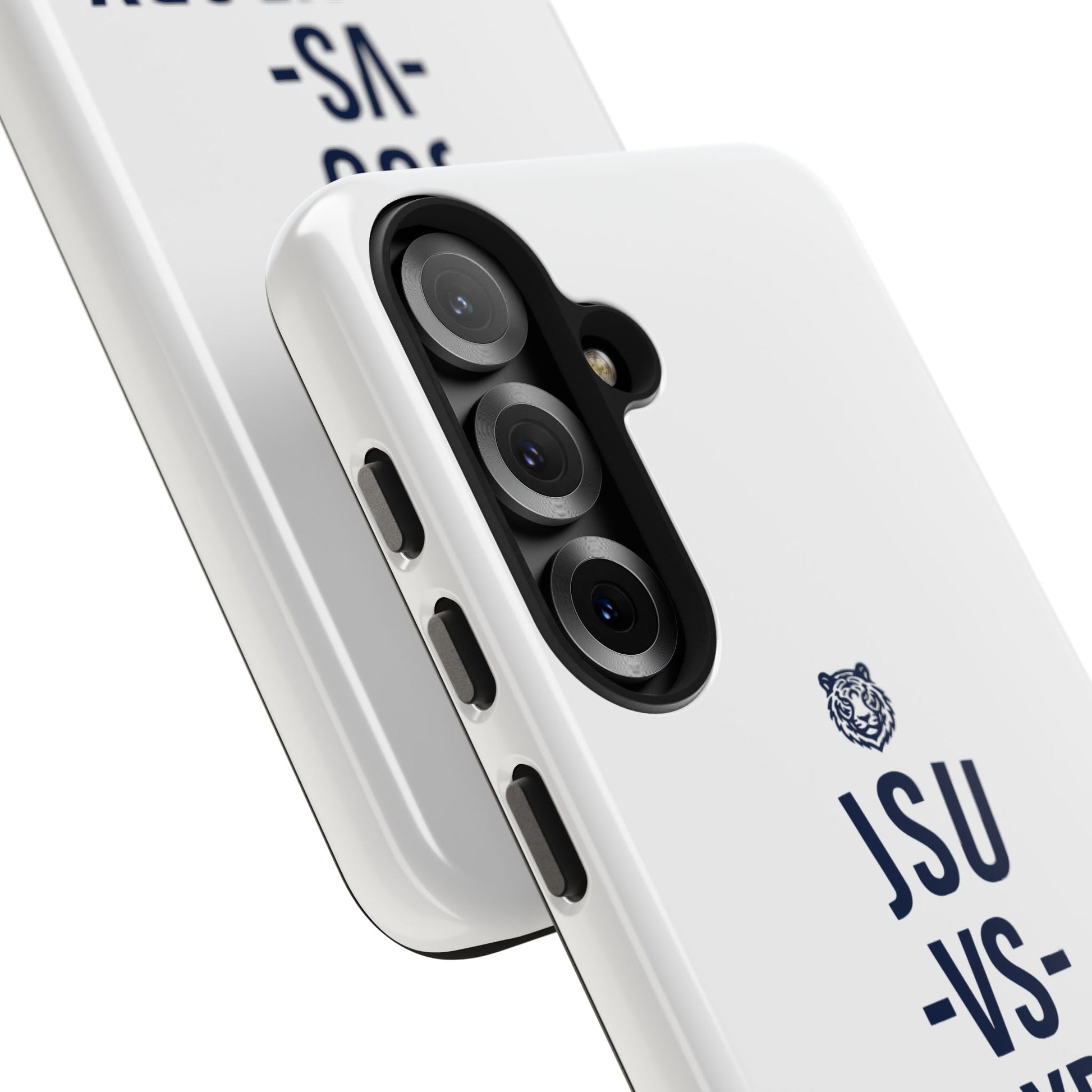 JSU vs Everybody Tiger White Navy Cell Phone Case Printify