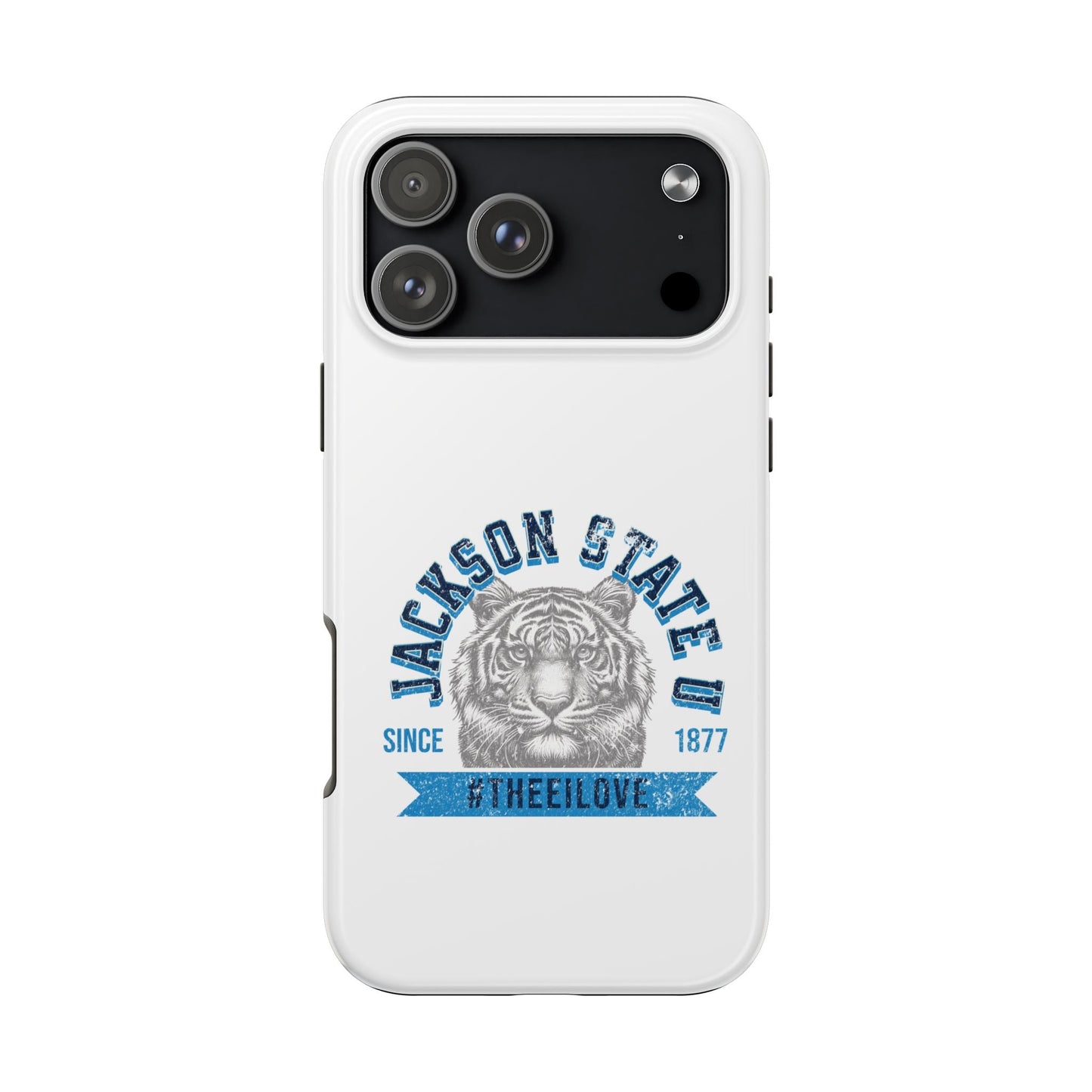 Jackson State Univ #TheeILove Blue - White Case Printify