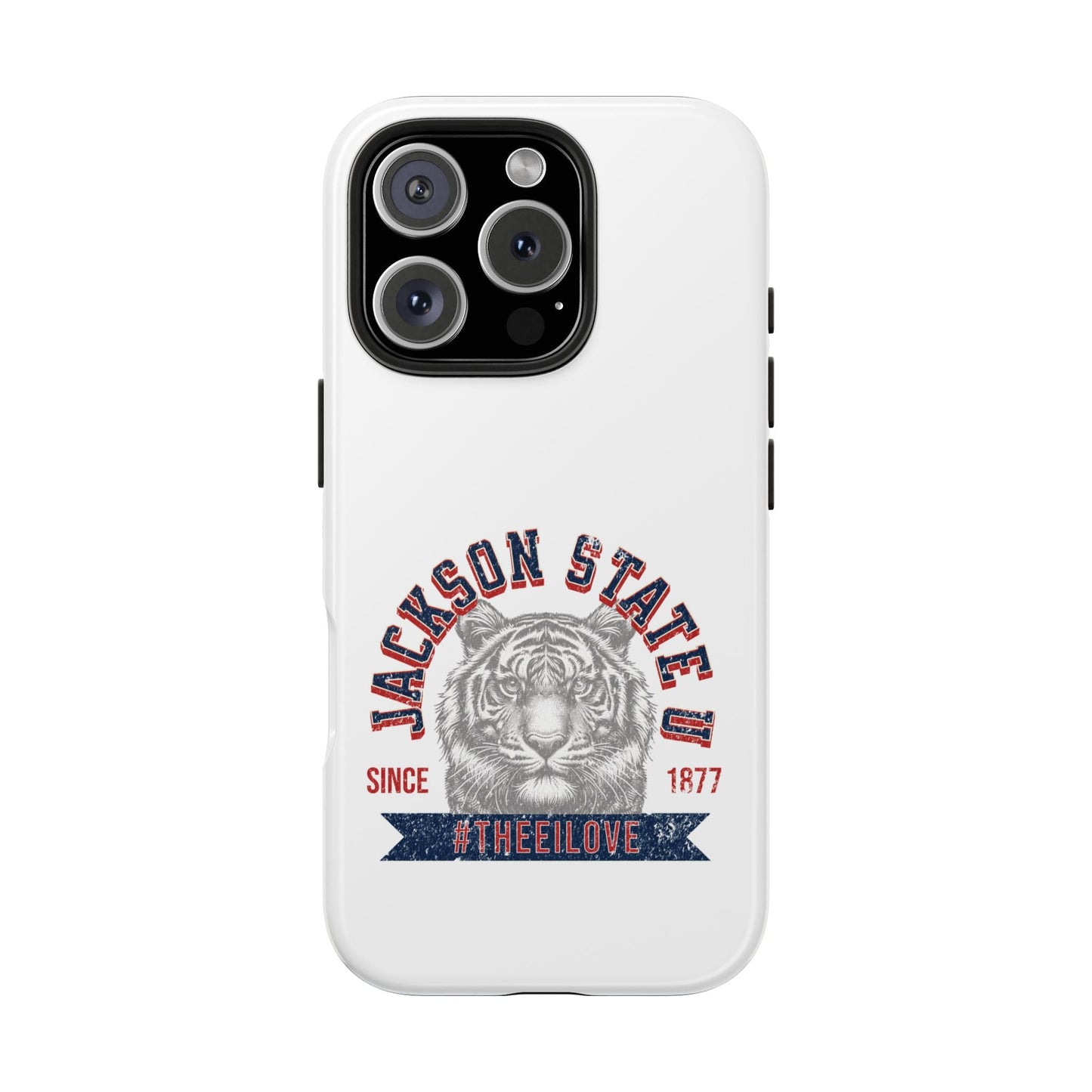Jackson State Univ #TheeILove Red - White Case Printify