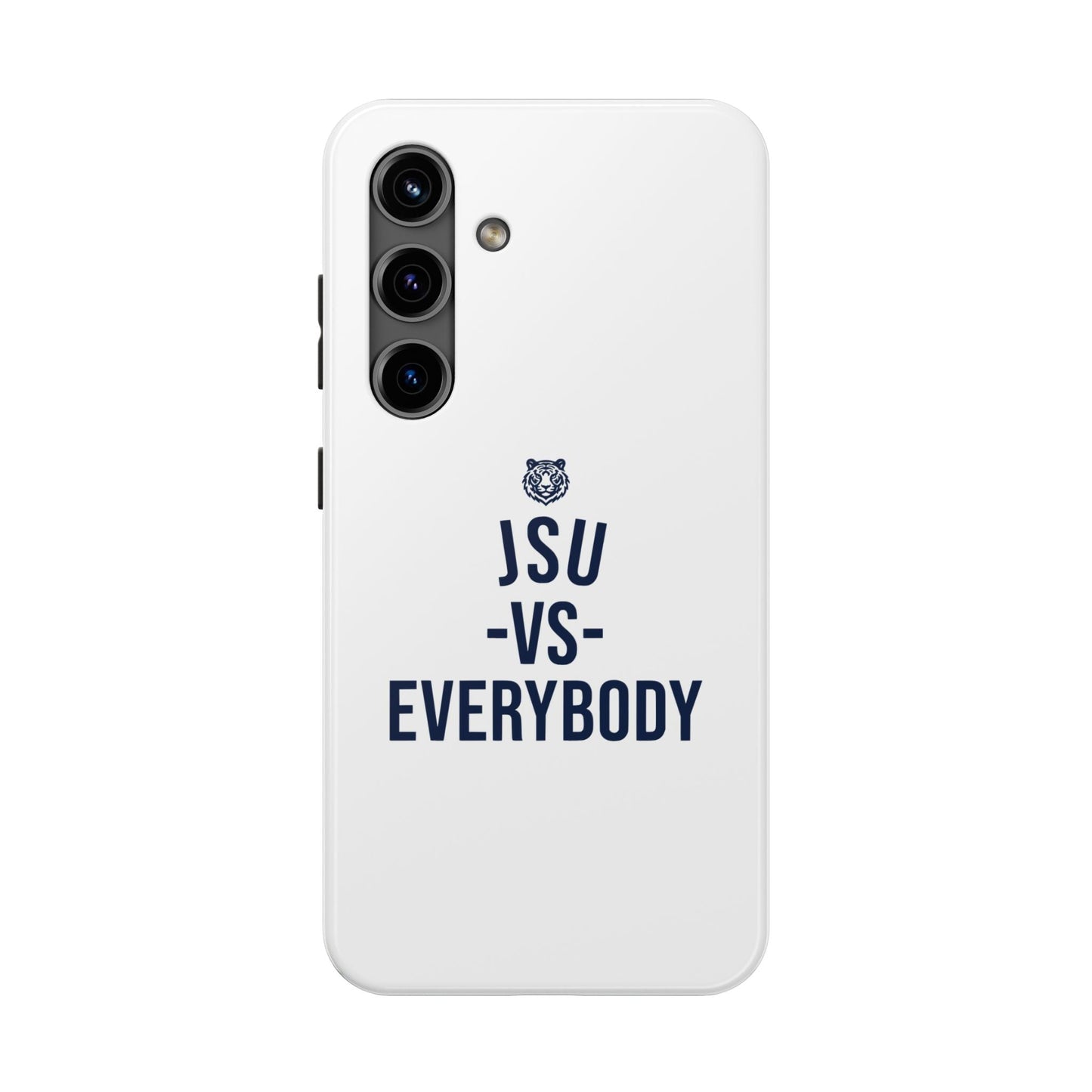 JSU vs Everybody Tiger White Navy Cell Phone Case Printify