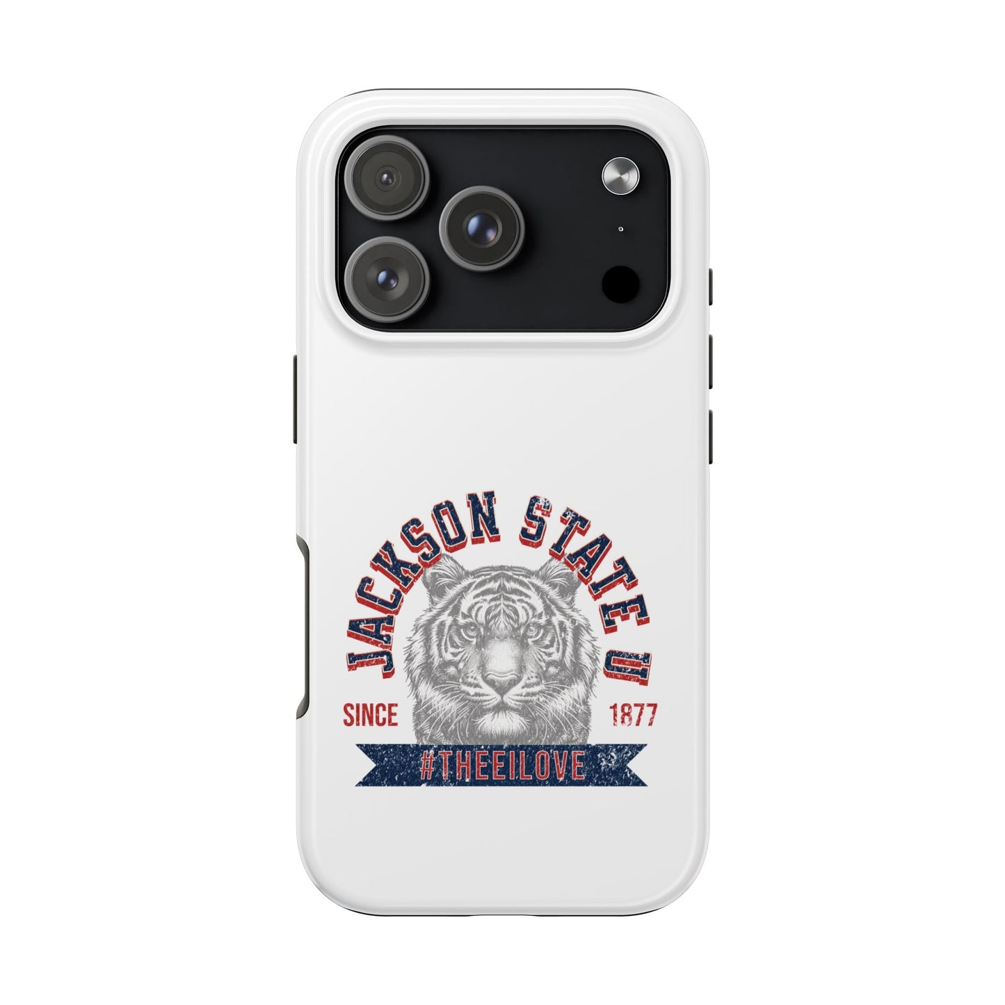 Jackson State Univ #TheeILove Red - White Case Printify