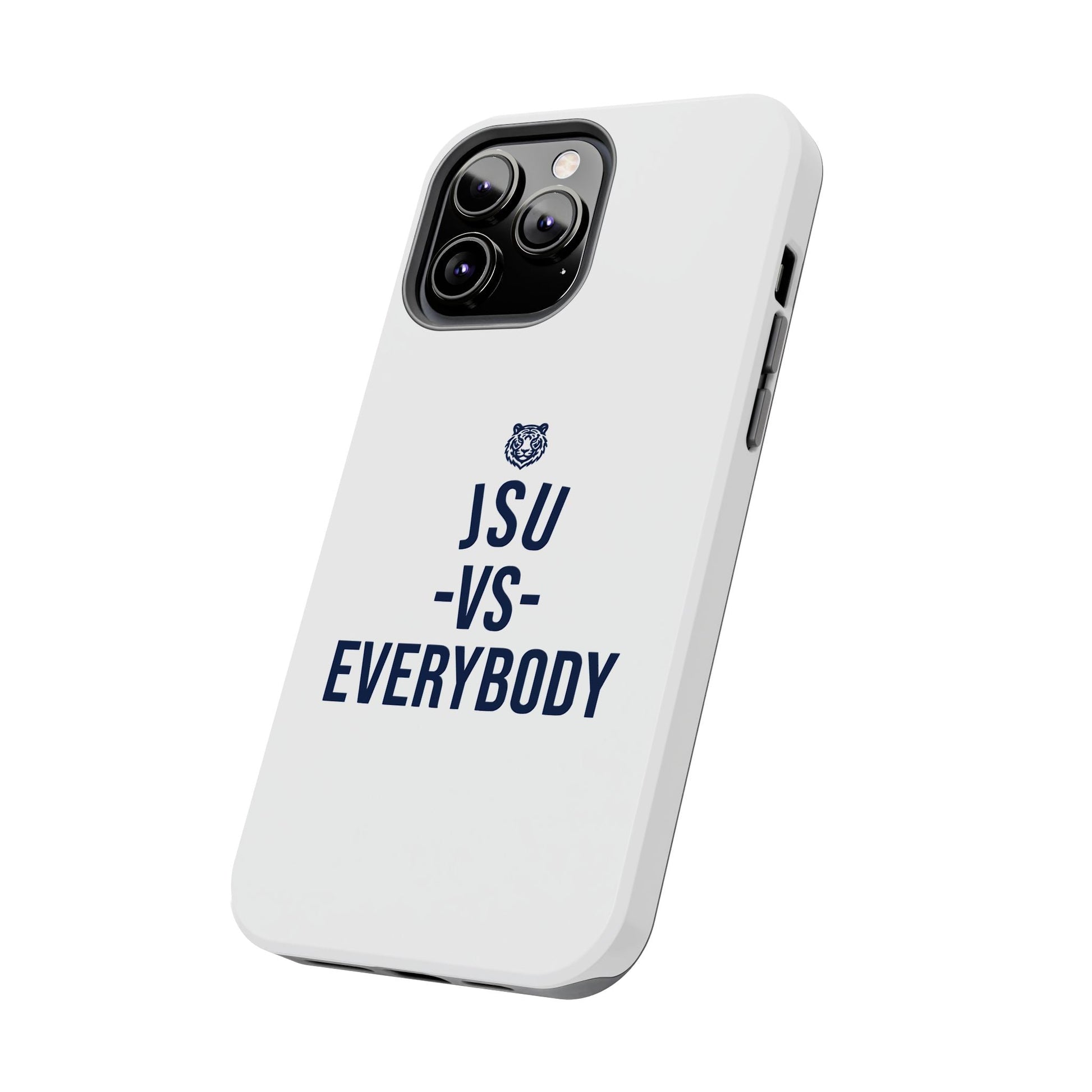 JSU vs Everybody Tiger White Navy Cell Phone Case Printify