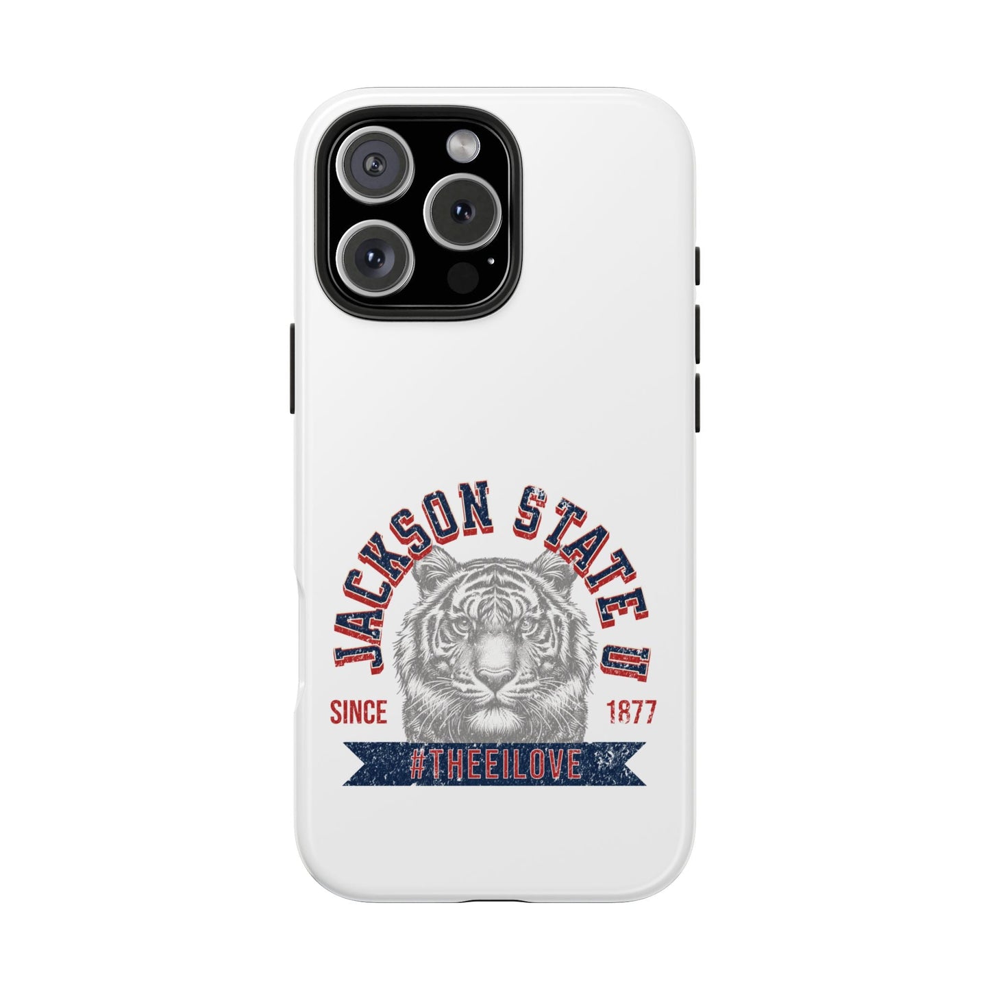 Jackson State Univ #TheeILove Red - White Case Printify