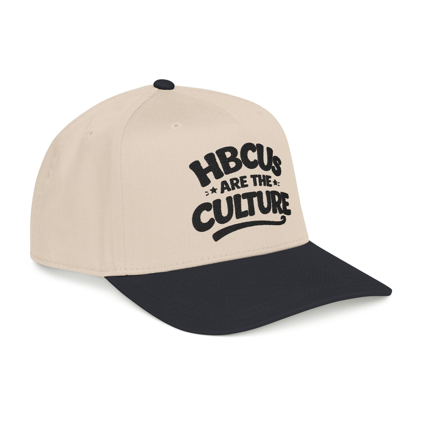 HBCUs are the Culture Black Embroidered Bill Cap Printify
