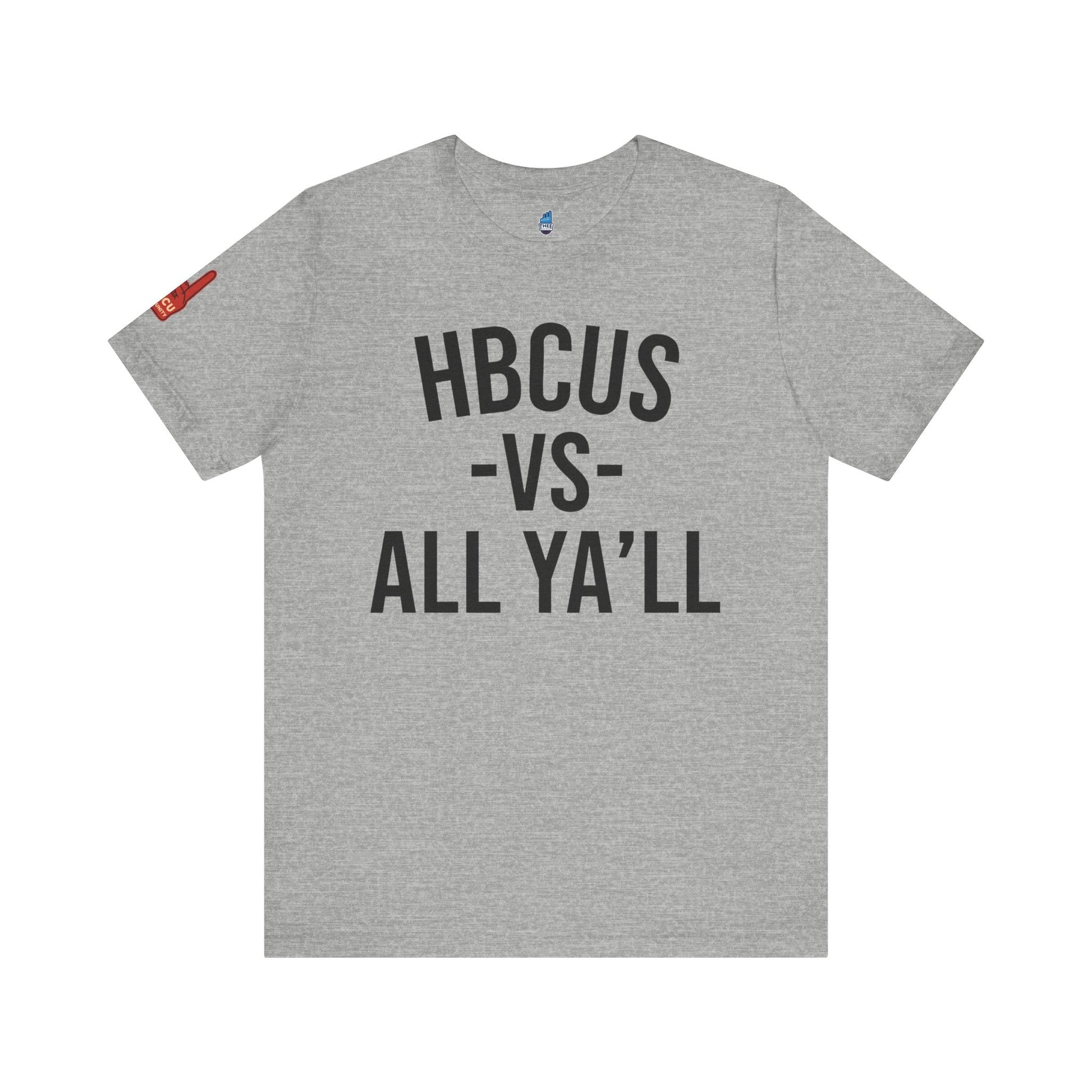 HBCUS vs All Ya'll Font Jersey Short Sleeve Tee Printify