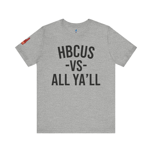 HBCUS vs All Ya'll Font Jersey Short Sleeve Tee Printify